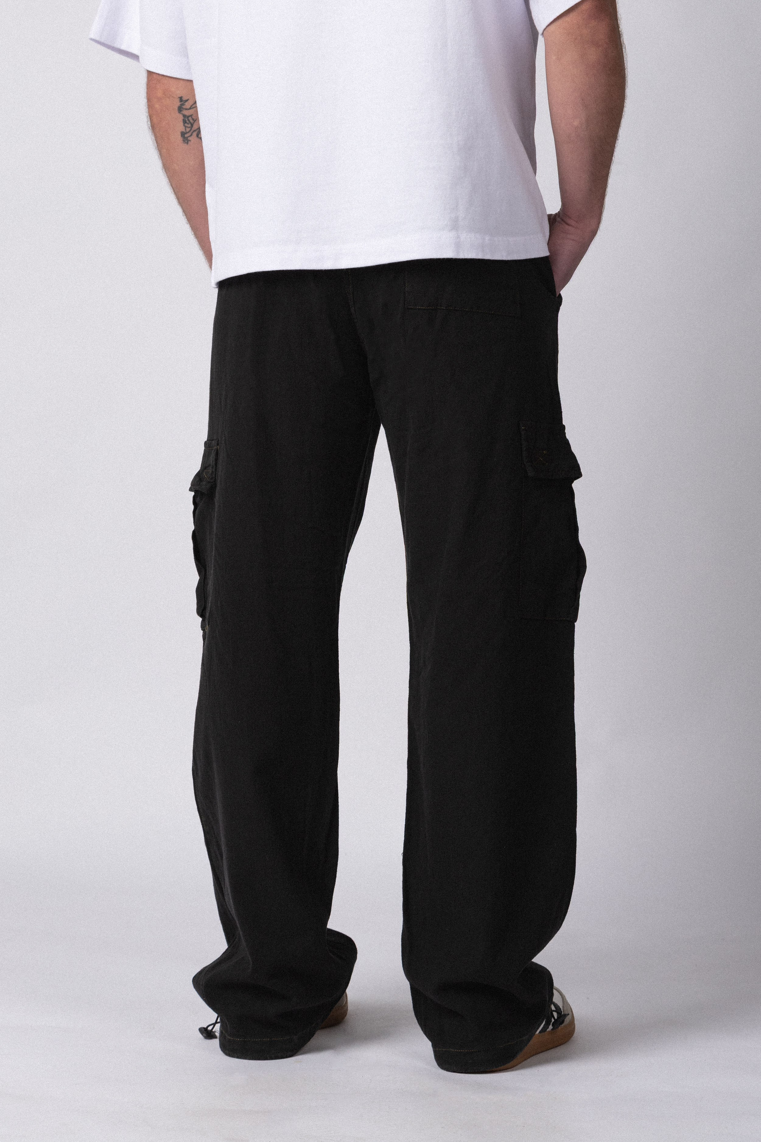 Pantalon Cargo Lino Taro NB