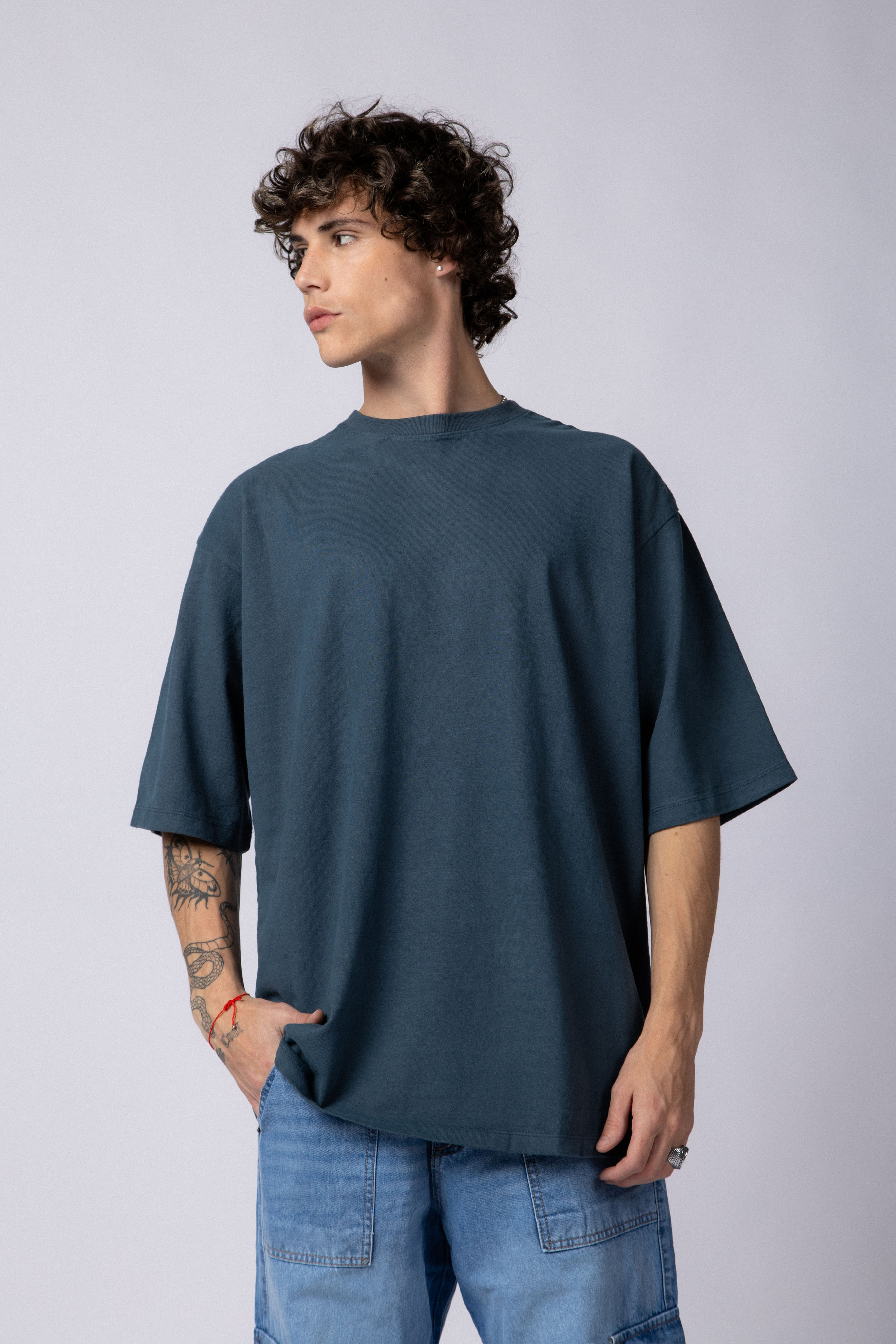 Remera Over Carl Navy