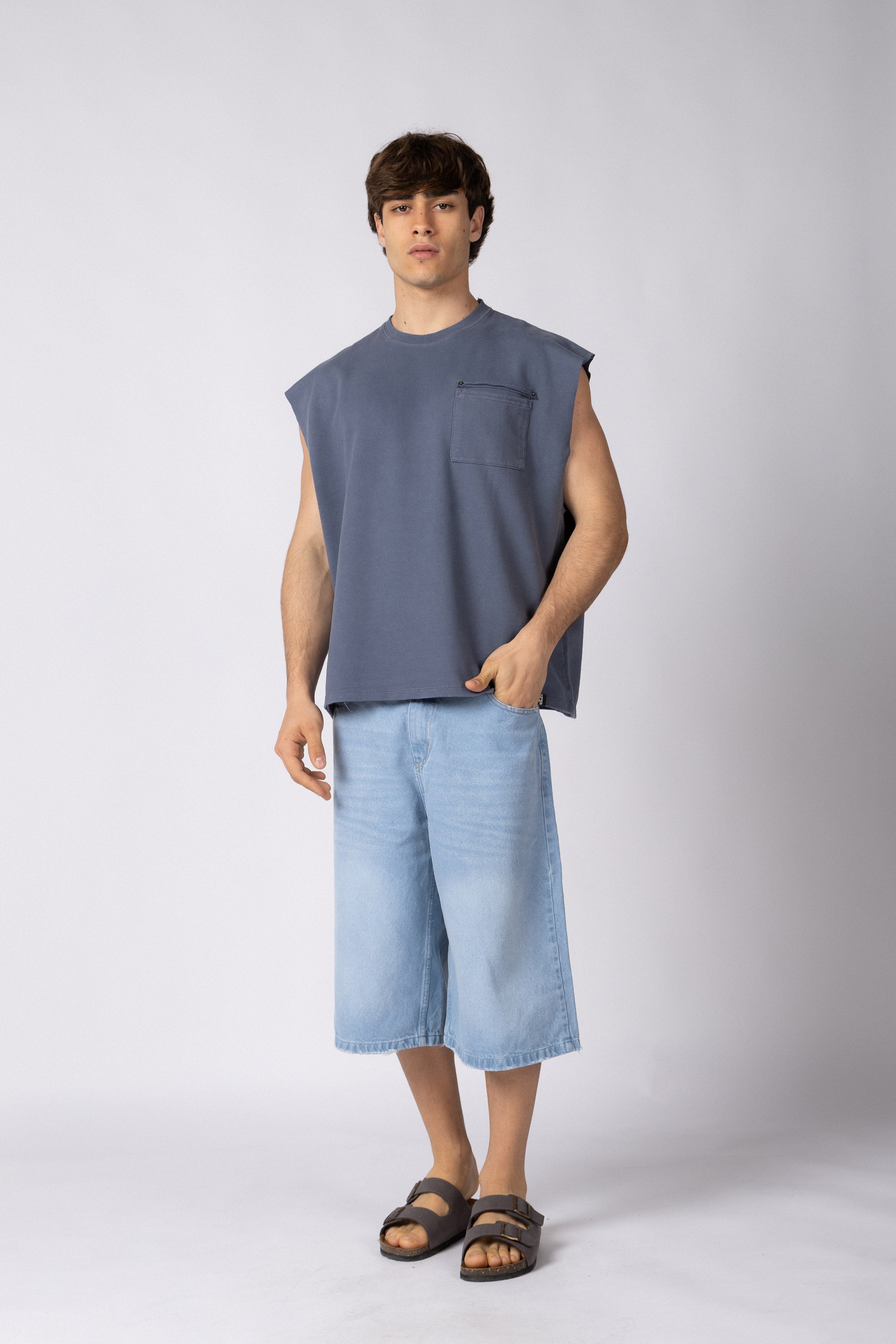 Musculosa Sudadera Rustico Cayn Navy