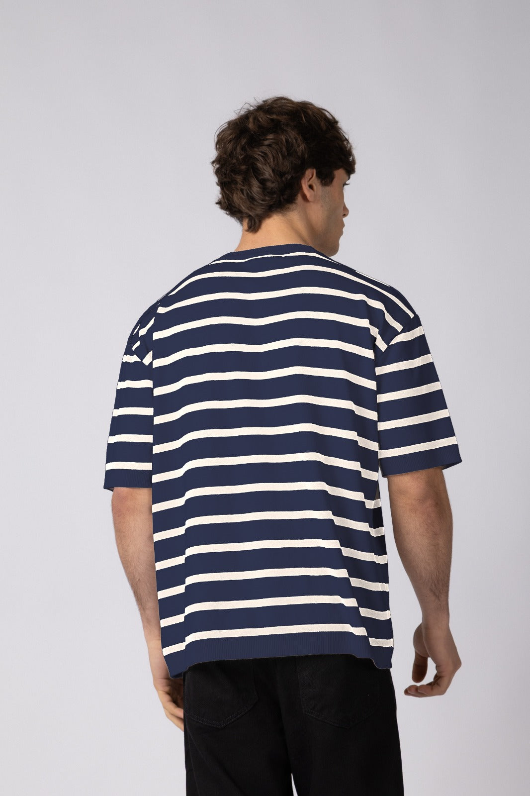 Remera Tejida Kross Navy