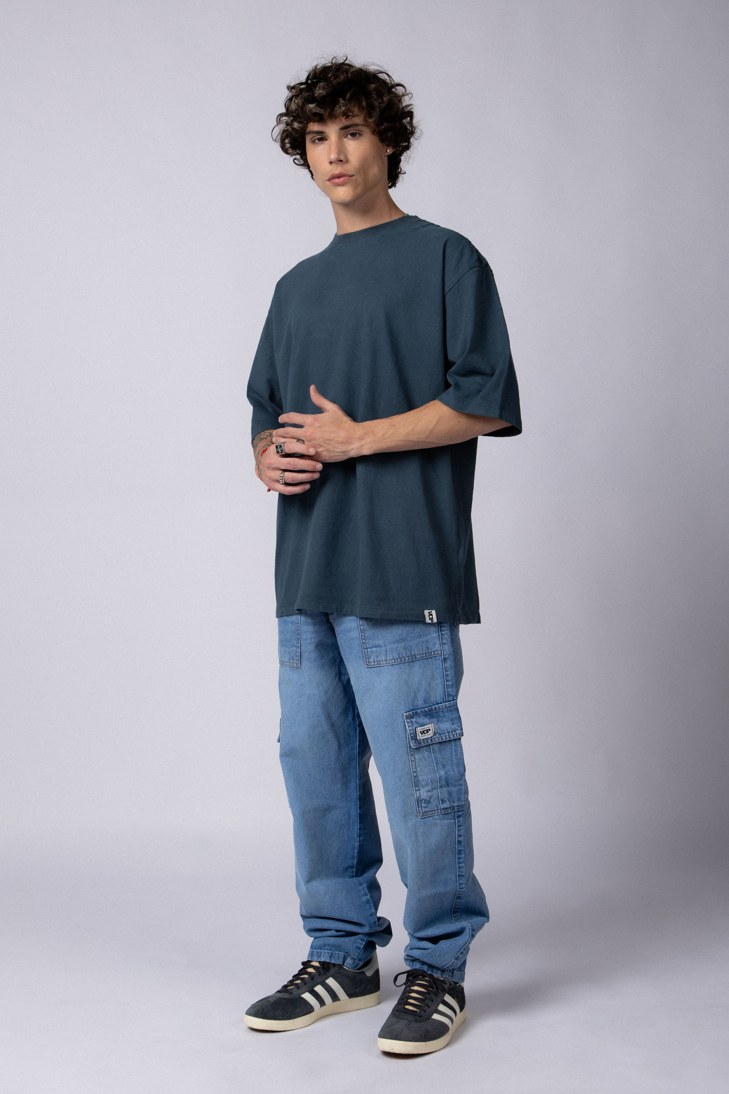 Remera Over Carl Navy