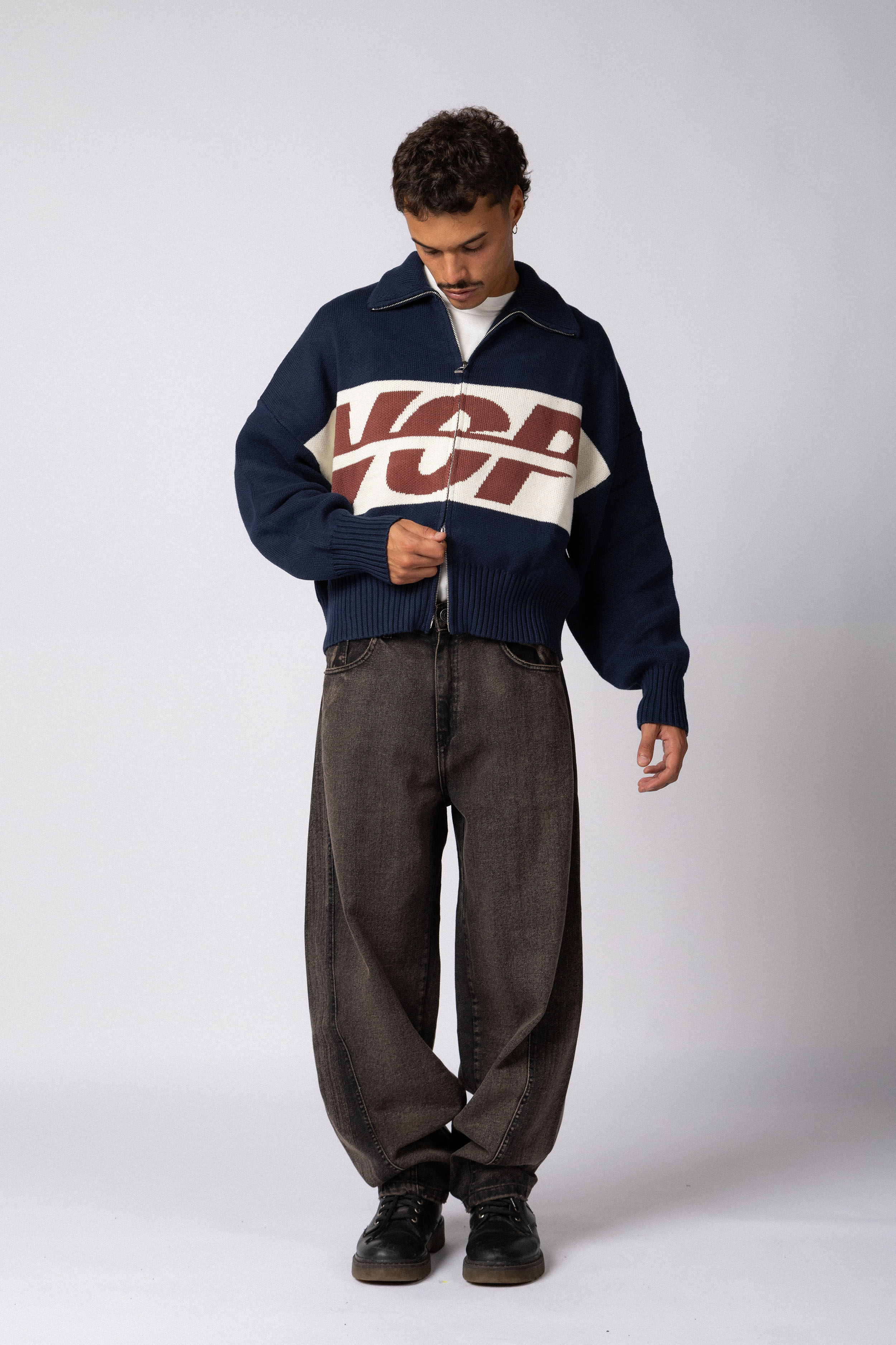 Campera Tejida ID Navy