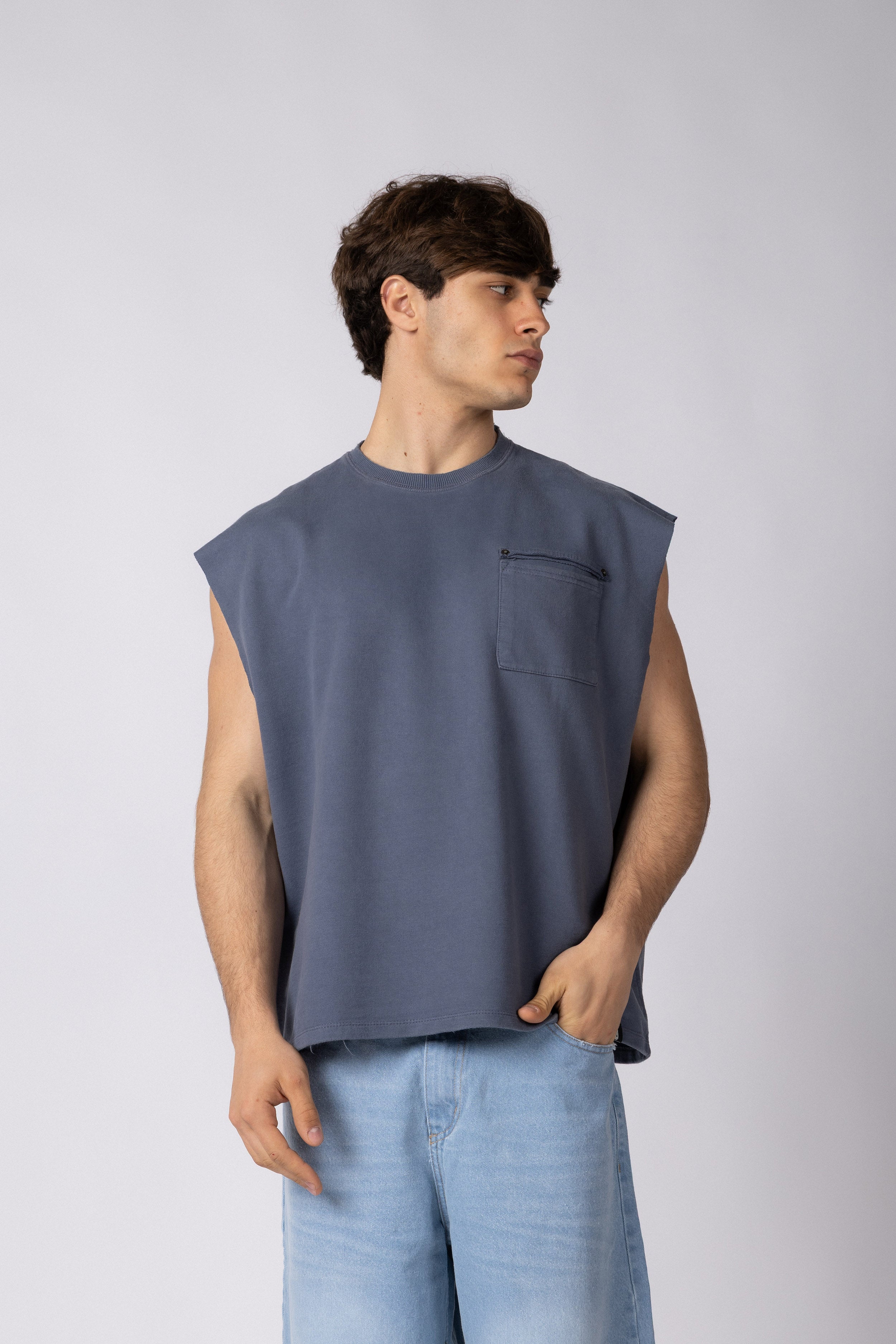 Musculosa Sudadera Rustico Cayn Navy