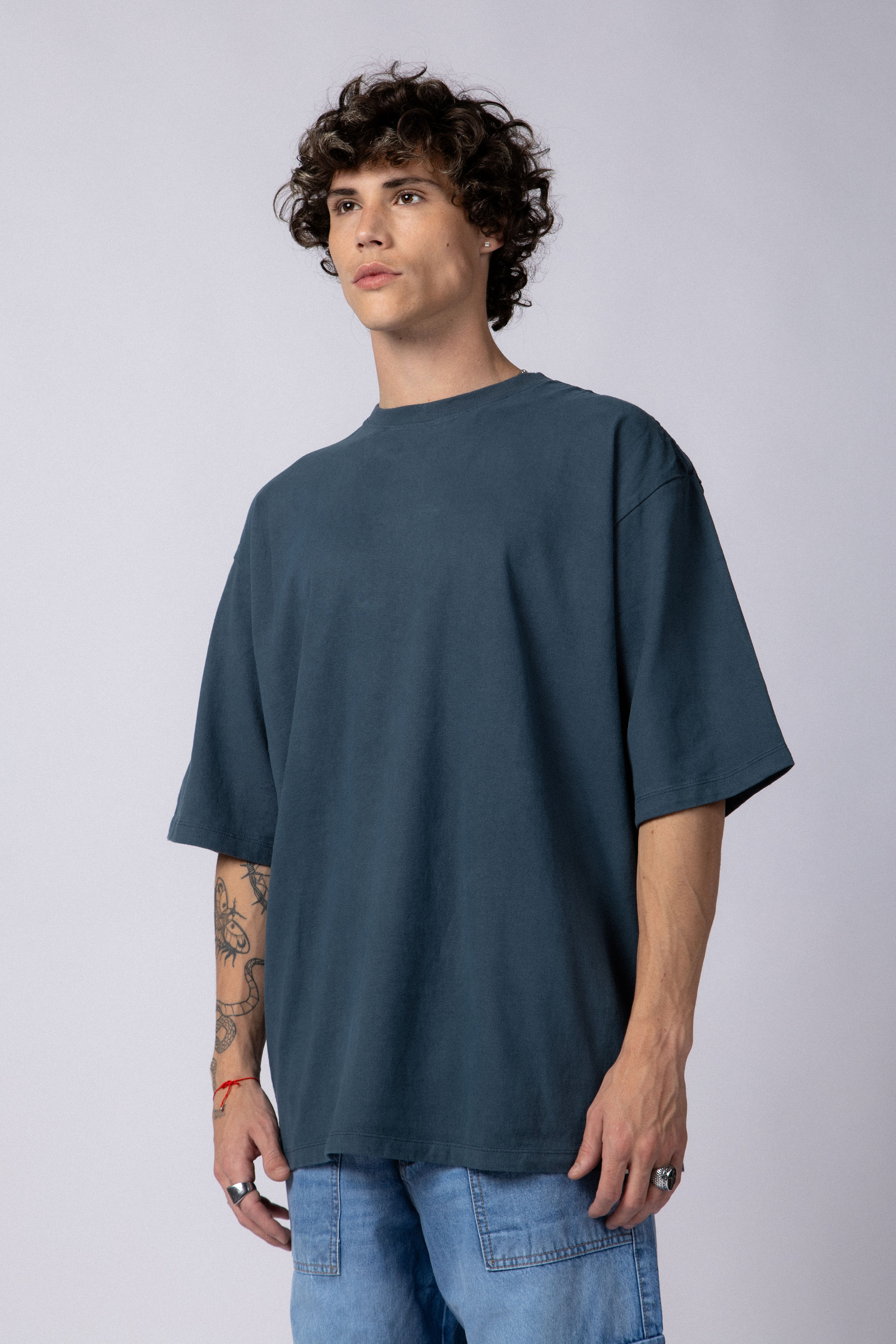 Remera Over Carl Navy