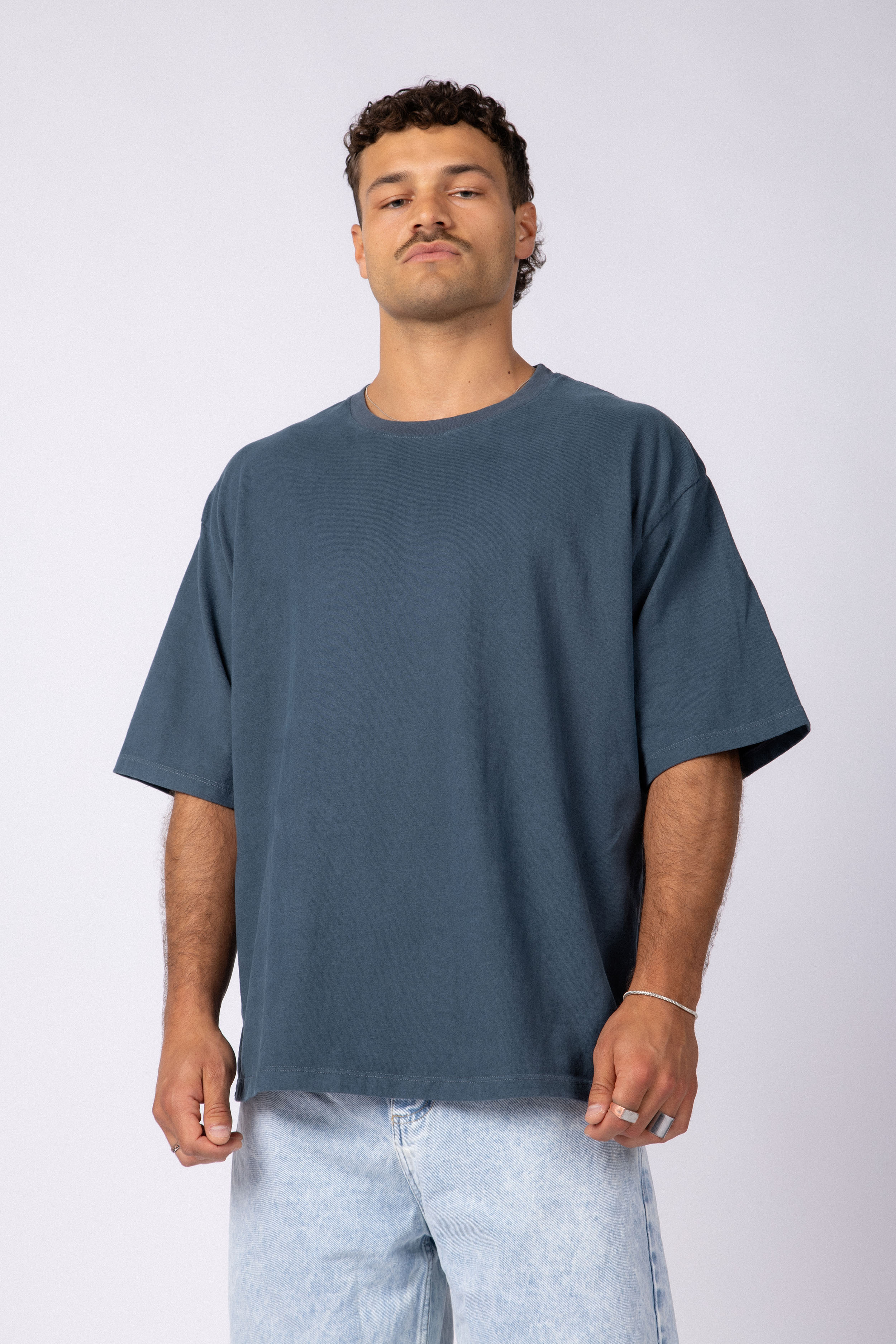 Remera Boxy Zac Navy