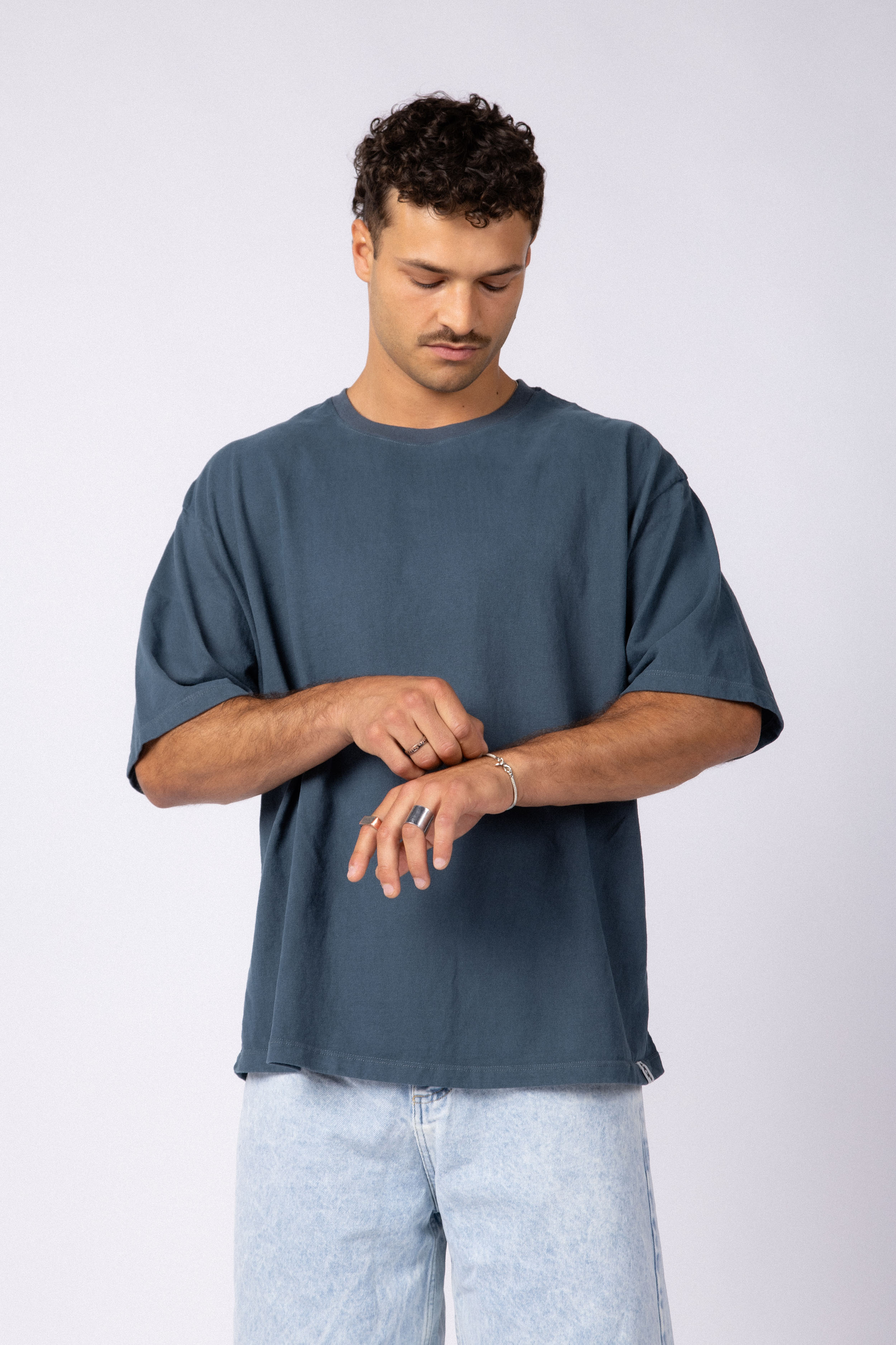 Remera Boxy Zac Navy