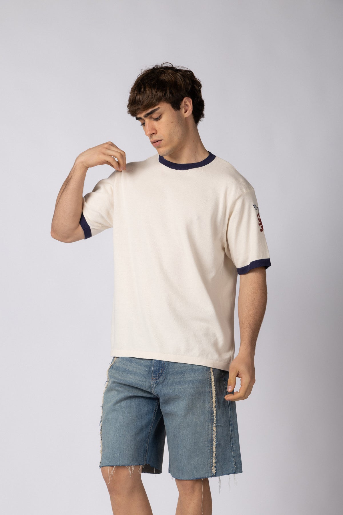 Remera Tejida Griffin Navy