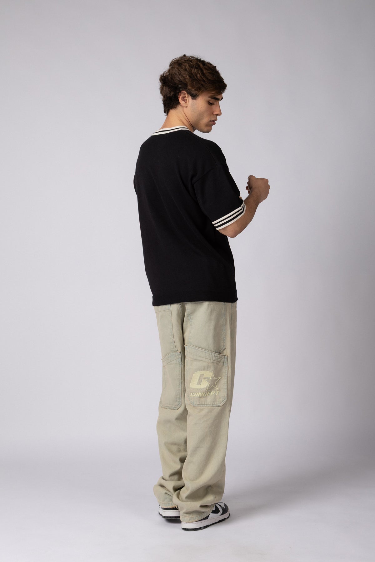 Remera Tejida Vanta Negra