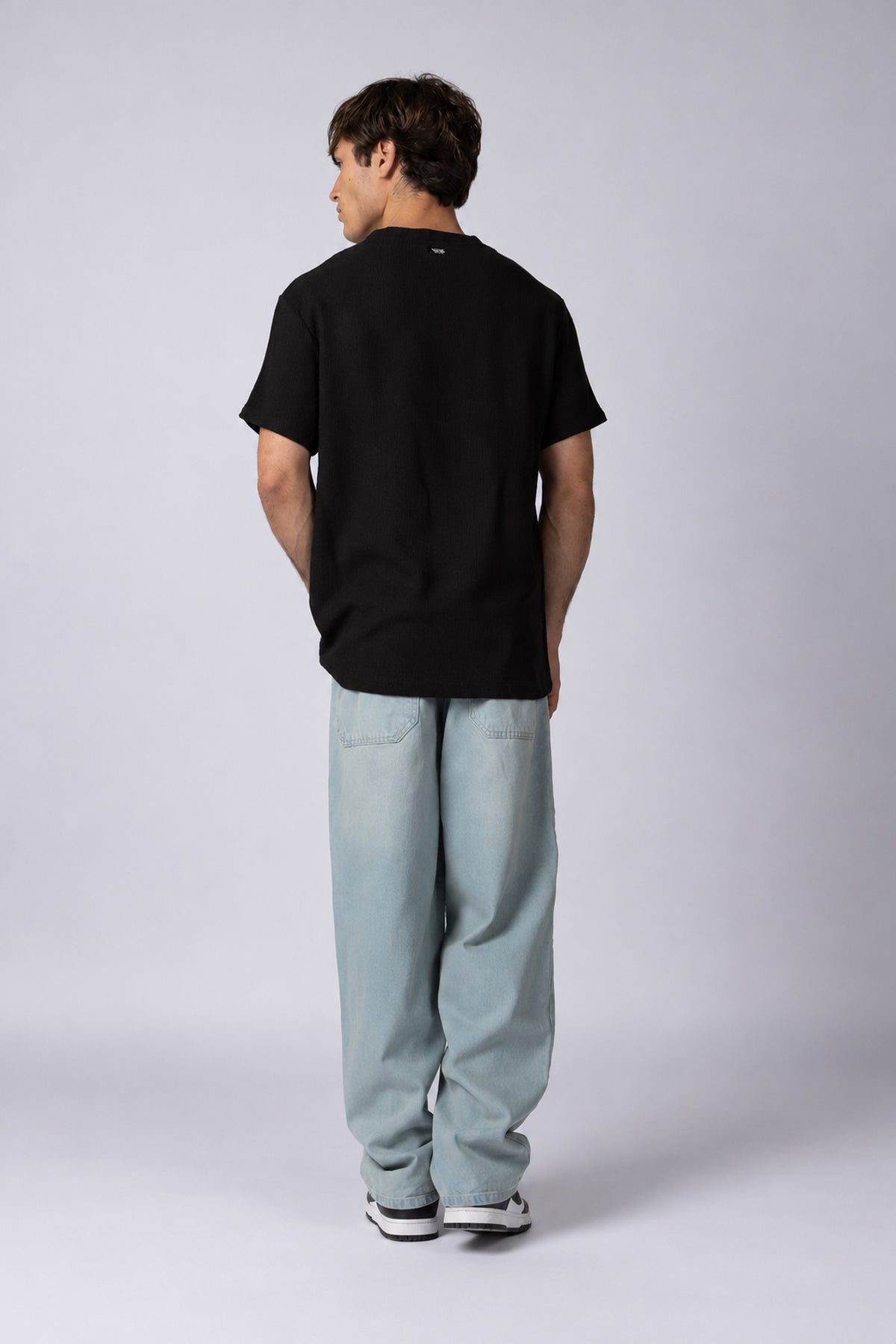 Remera Lino Giel Negra