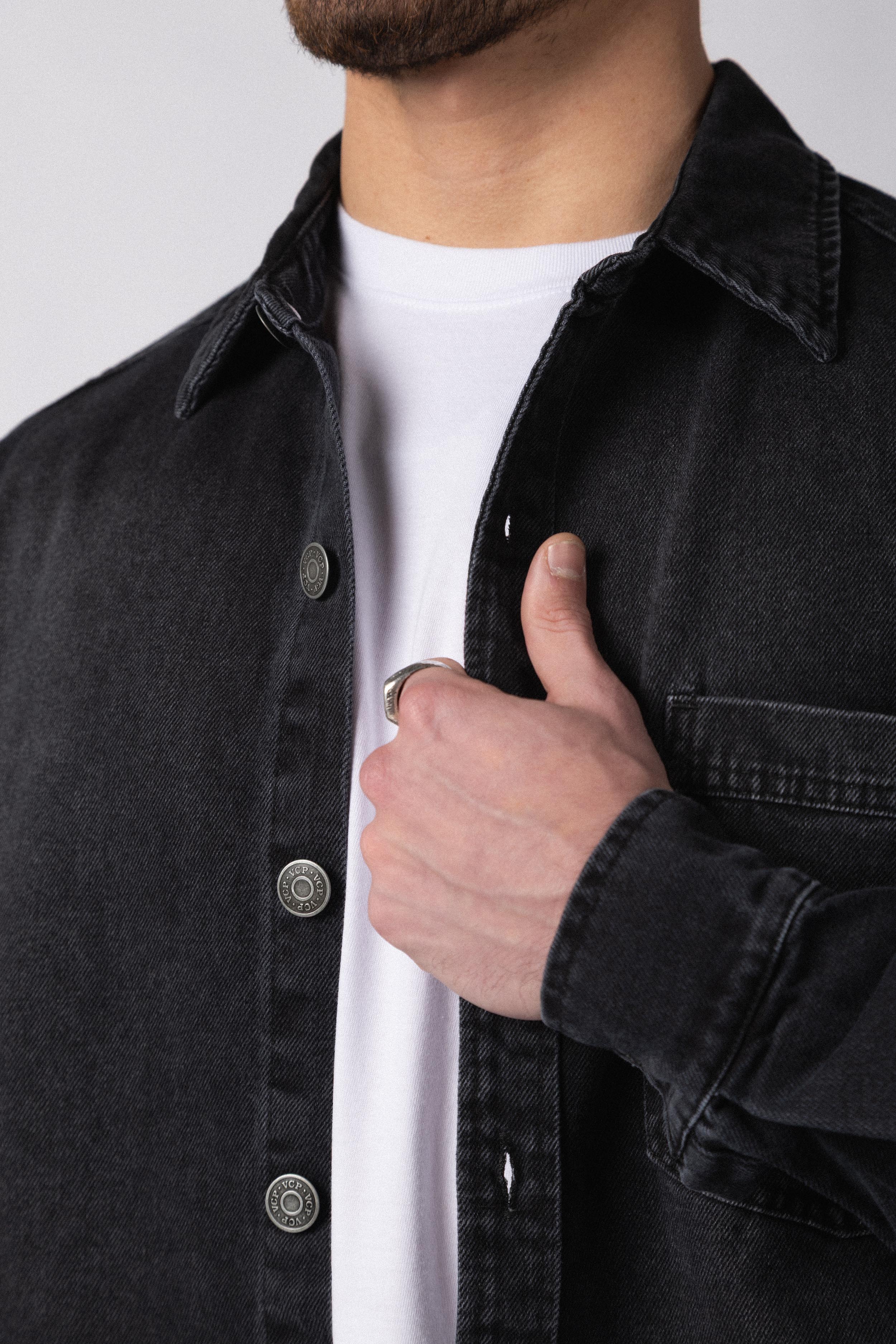 Chaqueta Jean Spruce Negra