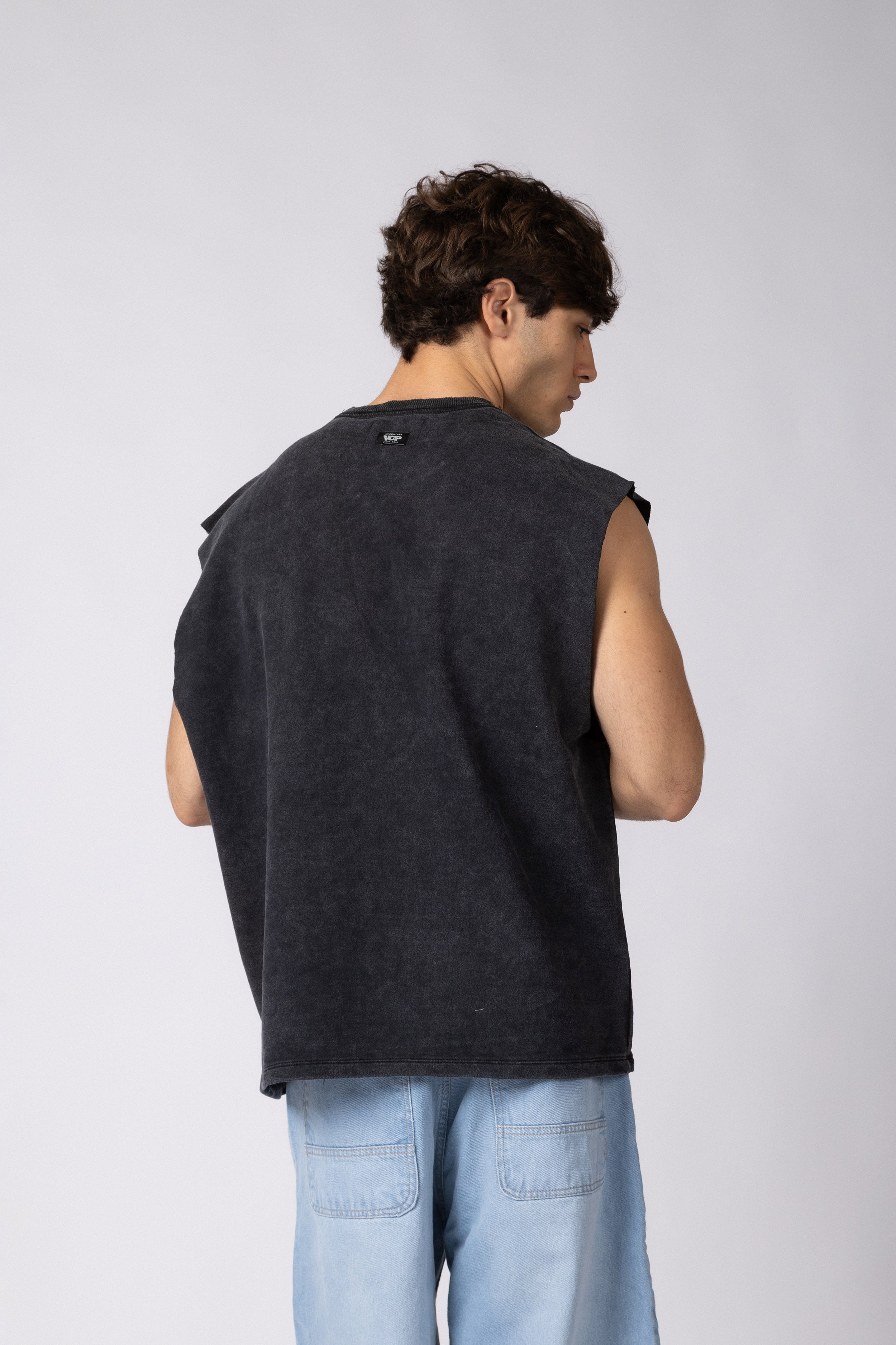 Musculosa Sudadera Rustico Cayn Negra