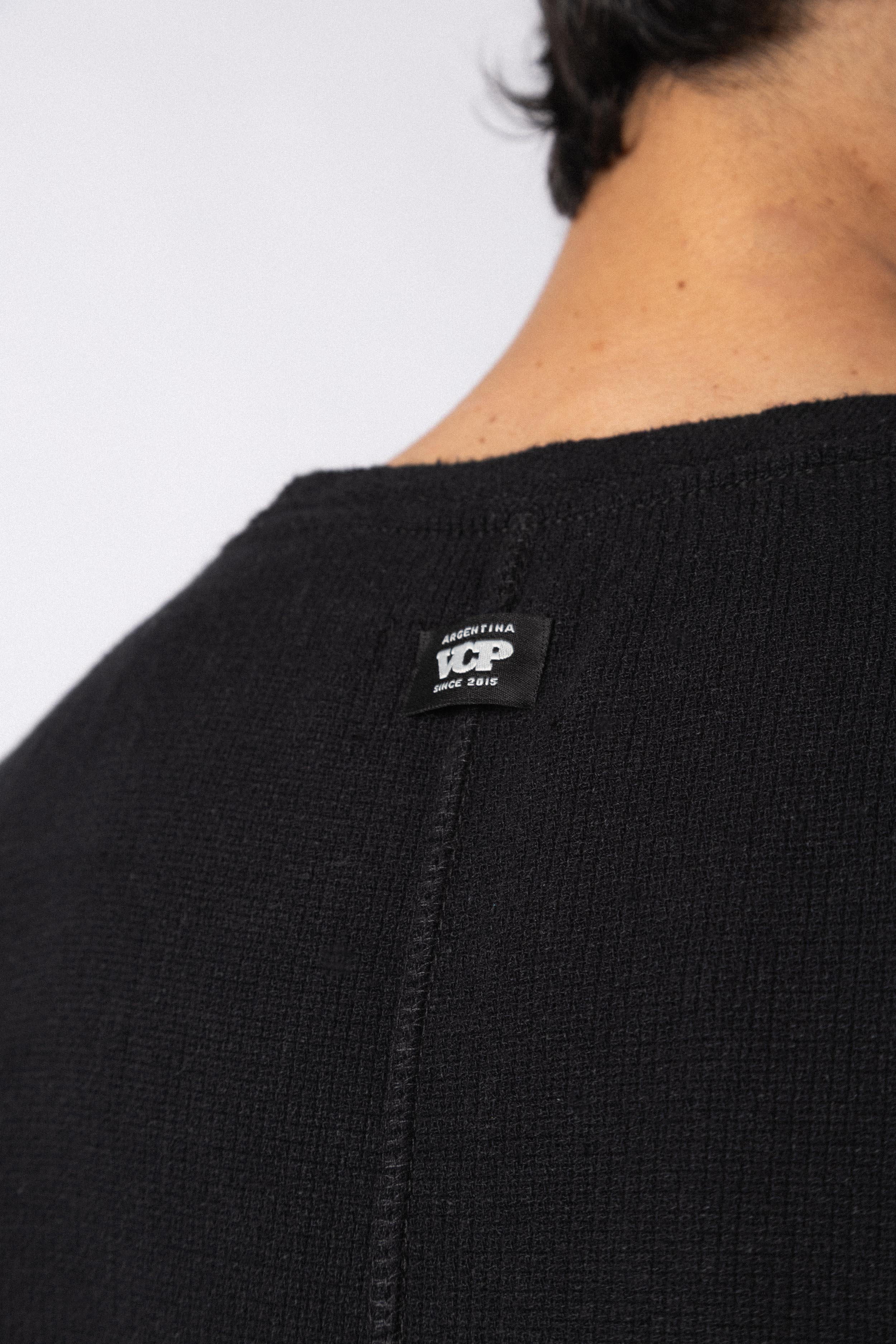 Musculosa Sudadera Tejida Dandy Negra