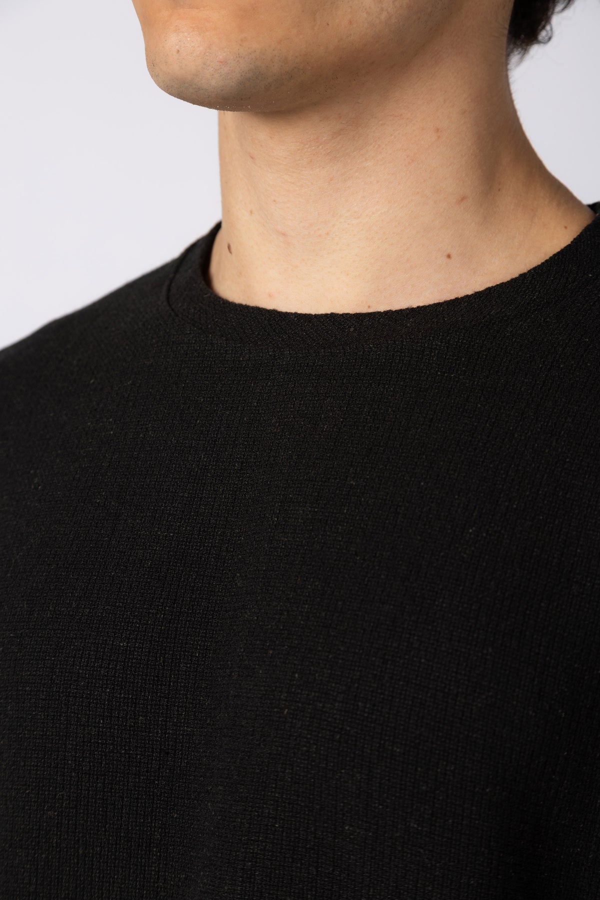 Remera Over Lino Rivo Negra