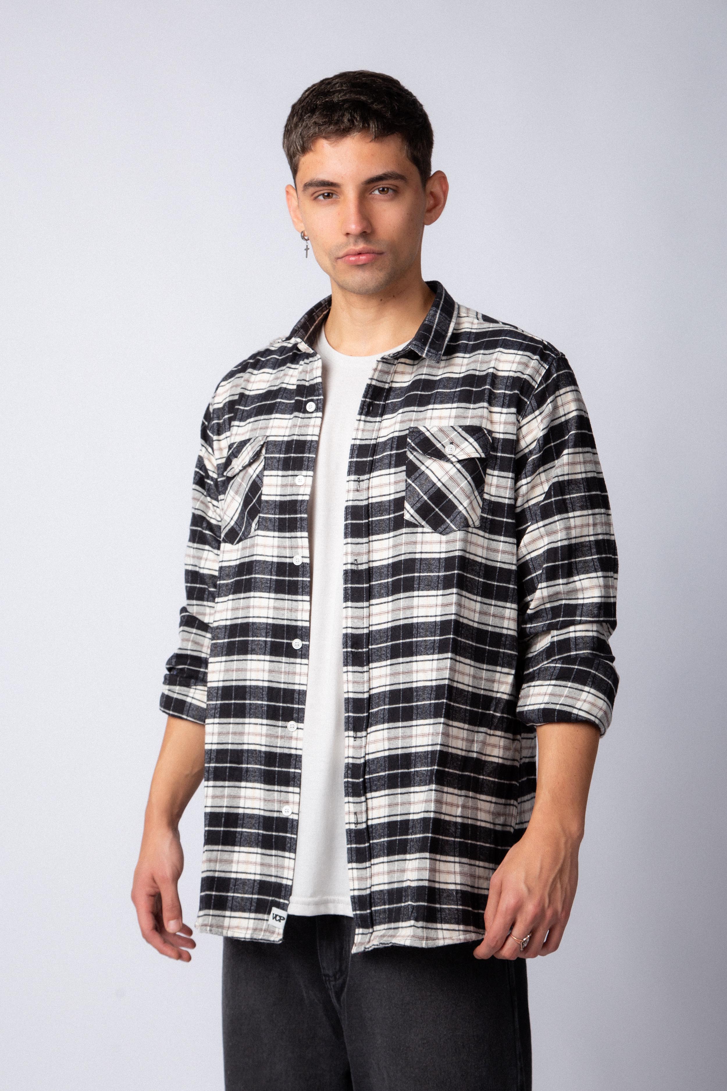 Camisa Manga Larga Hasselt Negra