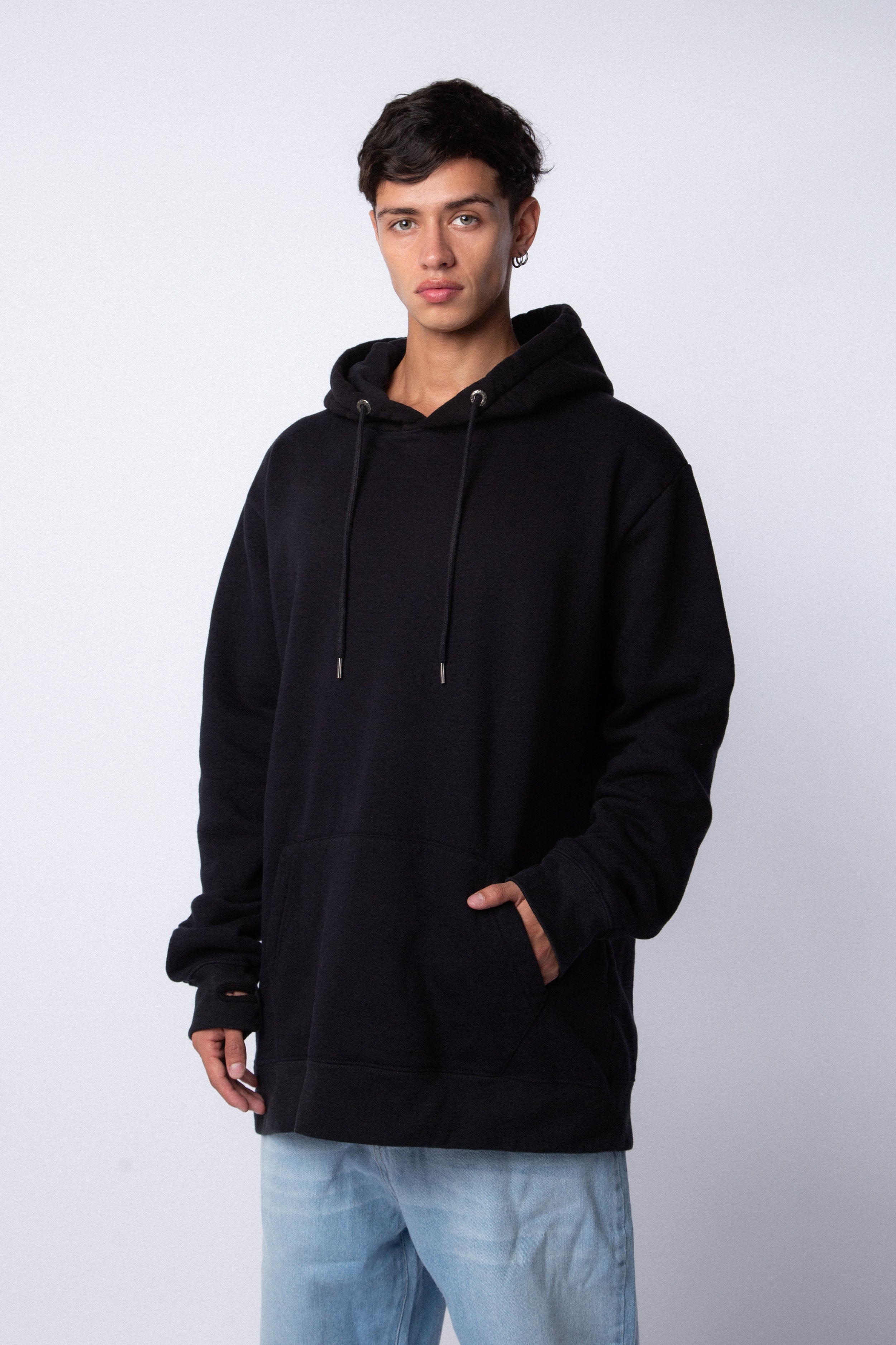 Buzo Canguro Dew Negro