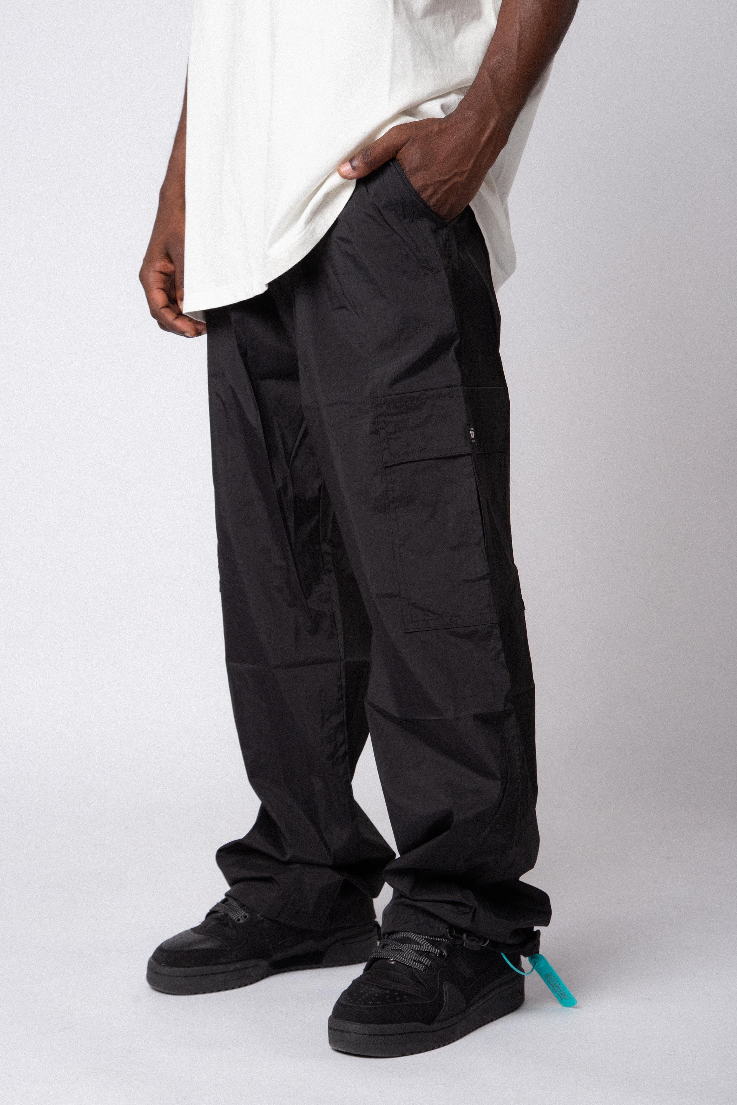 Coppel Pantalon Negro Mezclilla Hombre Pantalones Cargo Pantalones