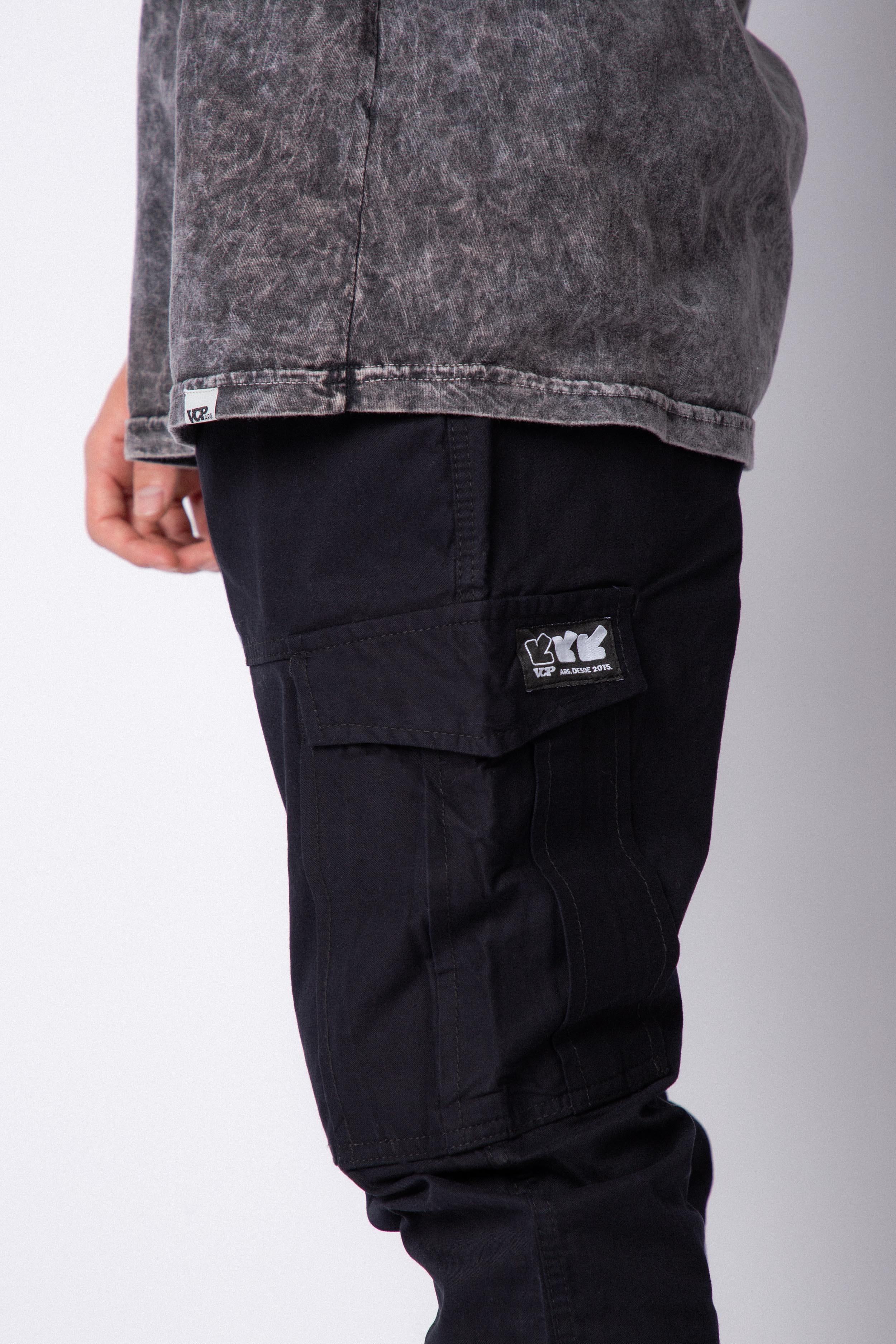 Jogger Cargo Polo Negro