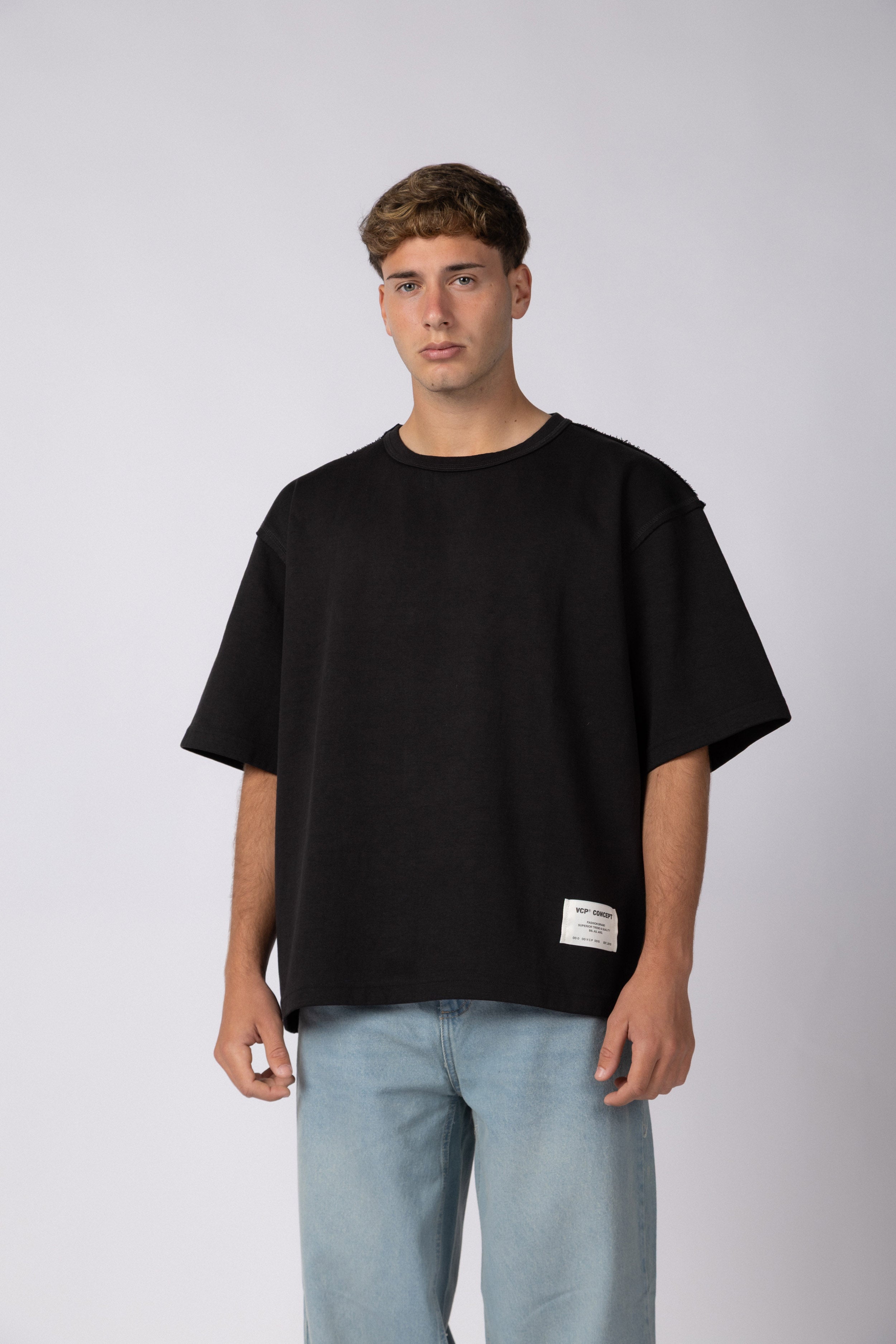 Remera Over Kold Negra