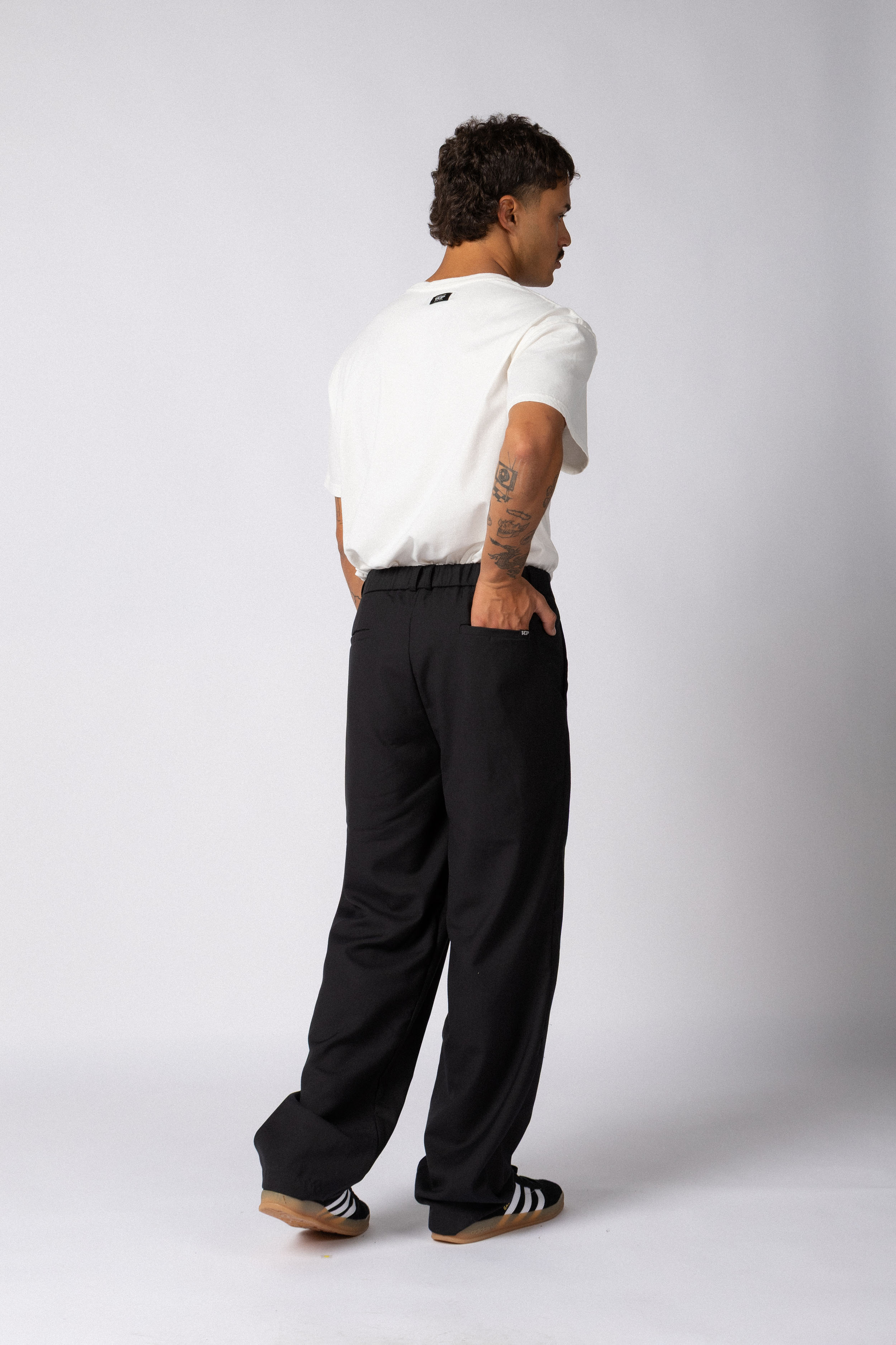 Pantalon Sastrero Baggy Drey Negro