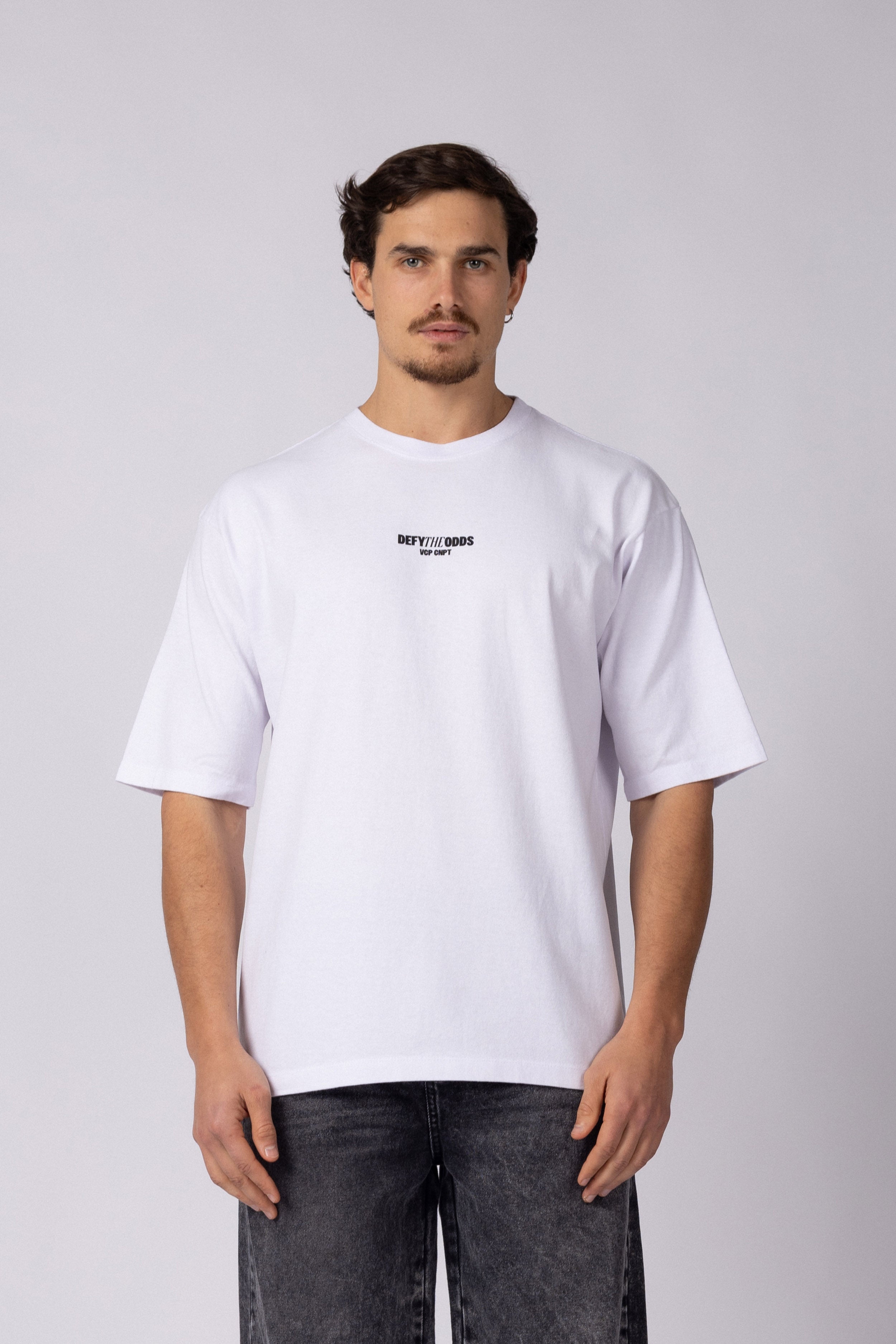 Remera Over Rhy Odds Blanca