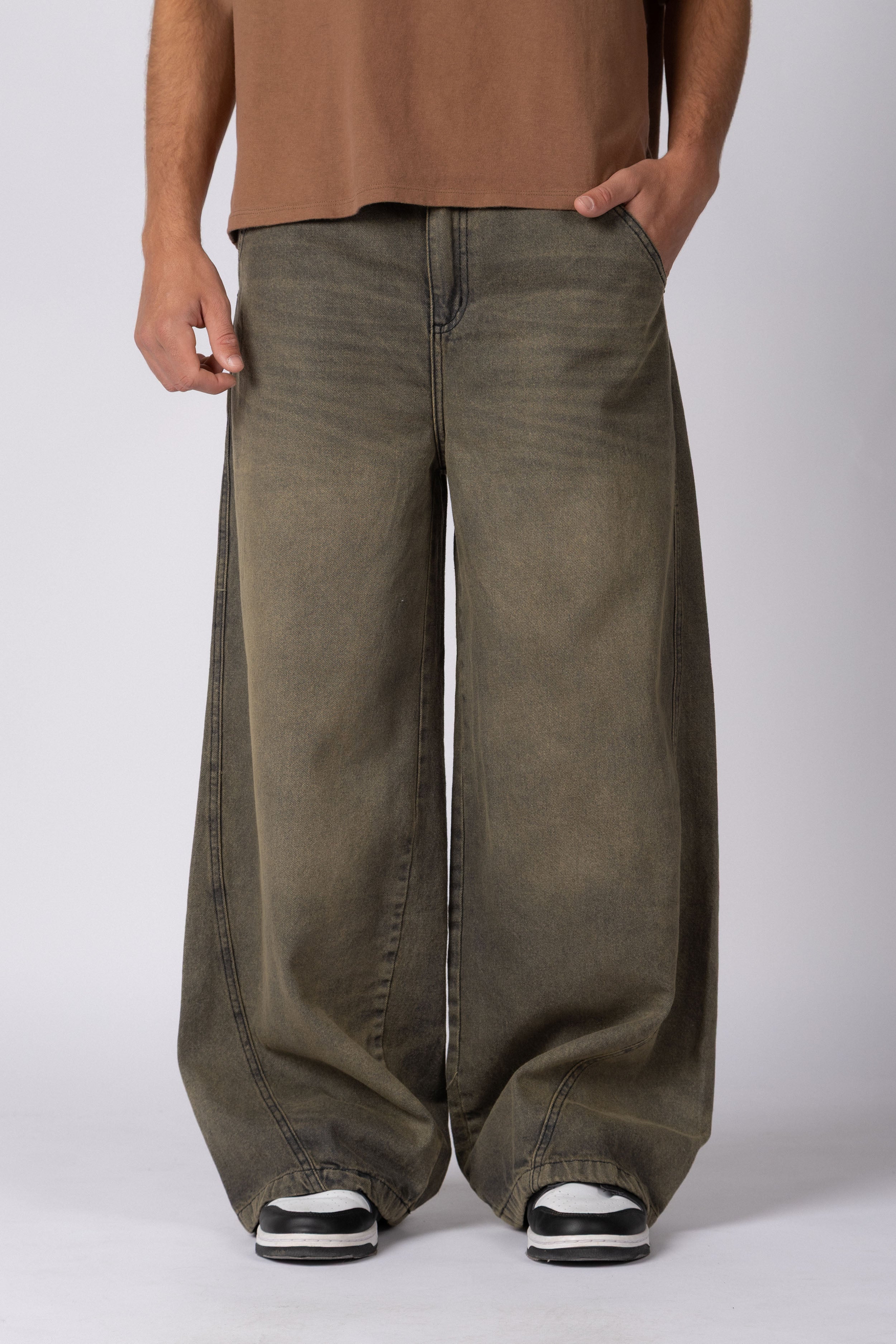 Jean Baggy Tronk Oxid Black