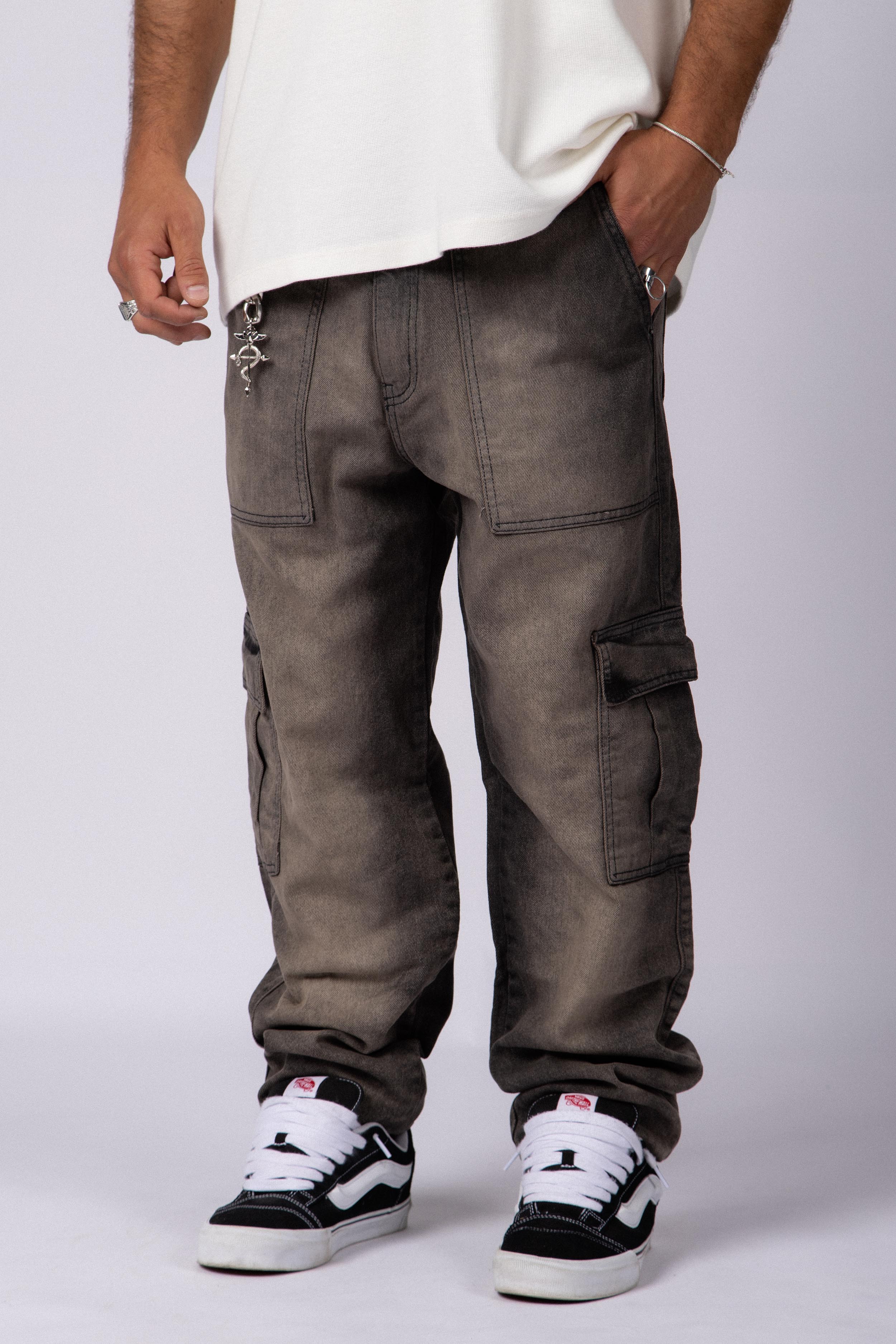 Jean Cargo Volt Oxid Black