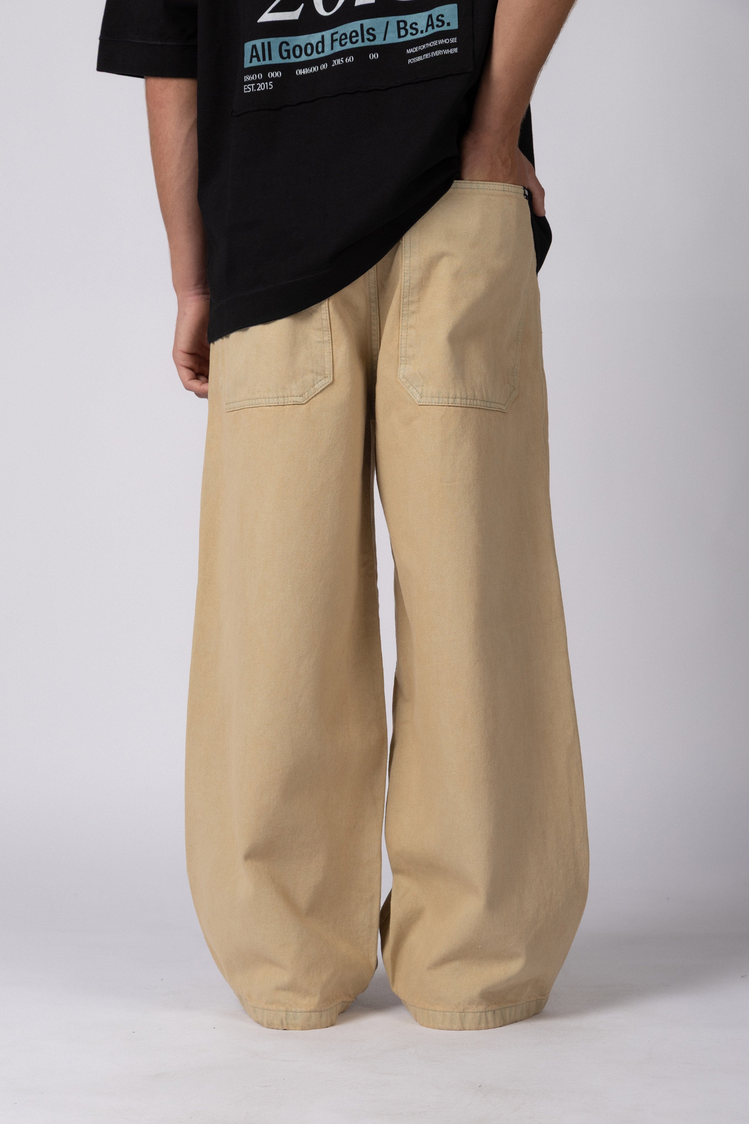 Jean Baggy Tronk Oxid Blue