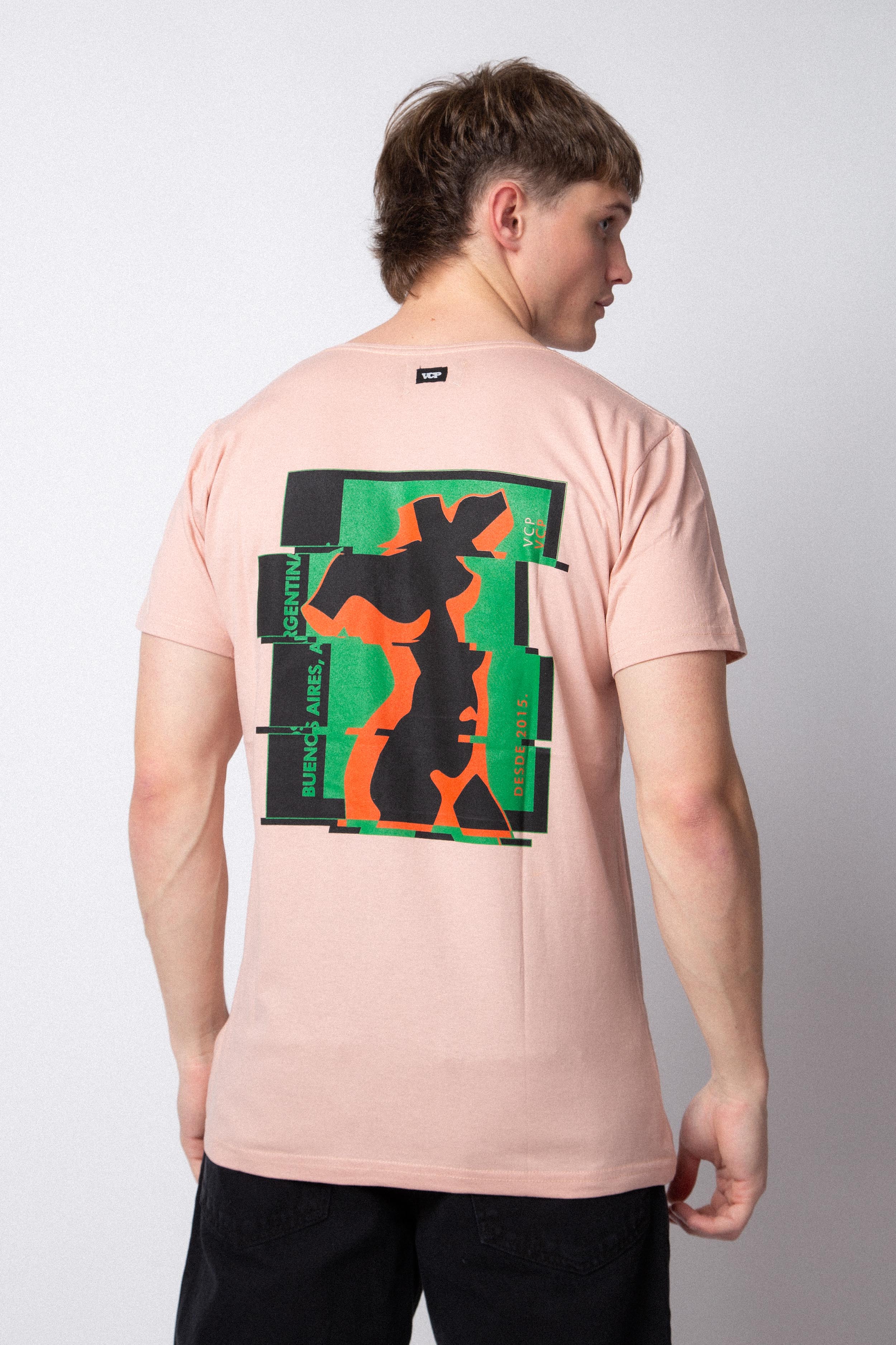 Remera Sculp Rosa Vintage