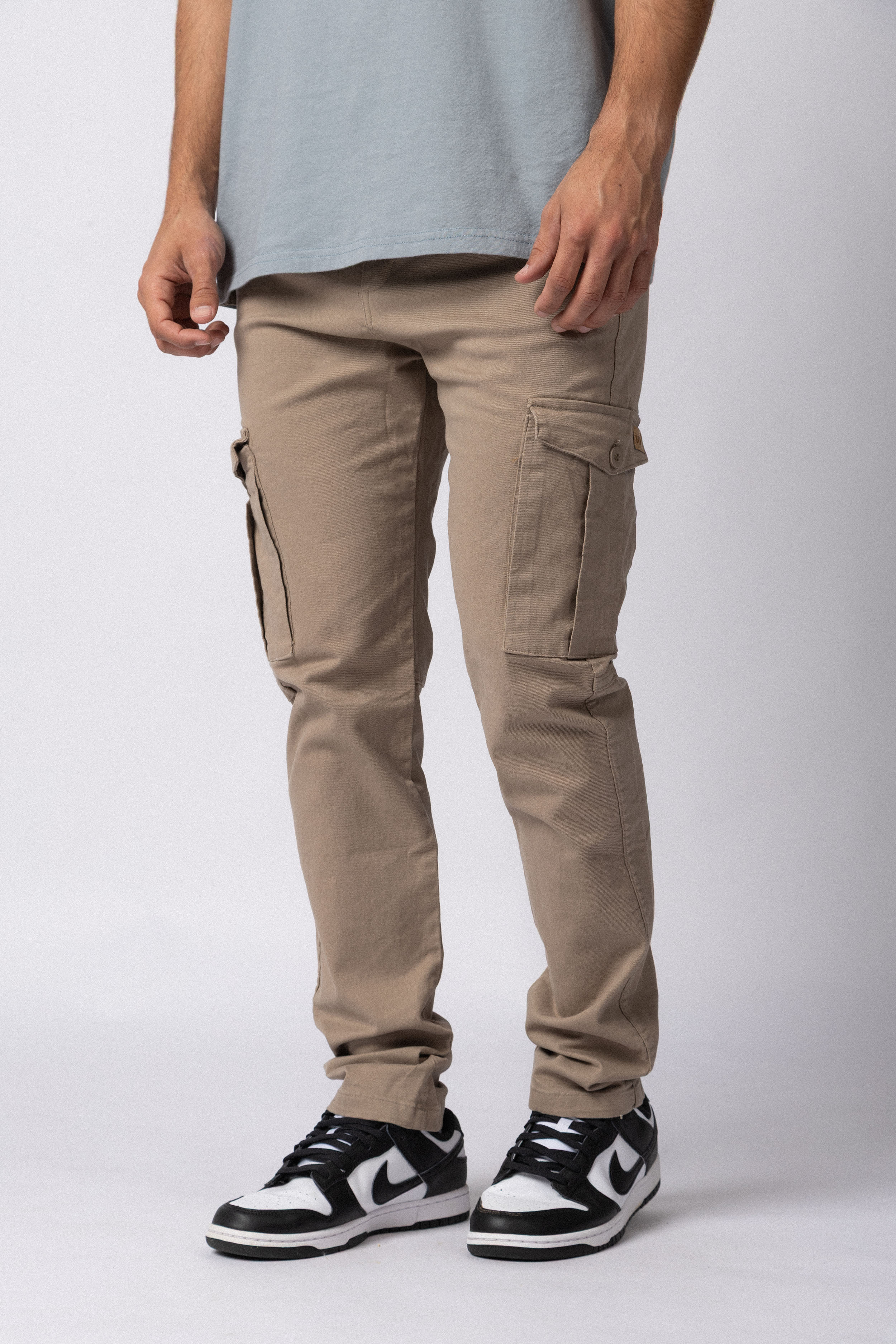Pantalón Cargo Quant Beige