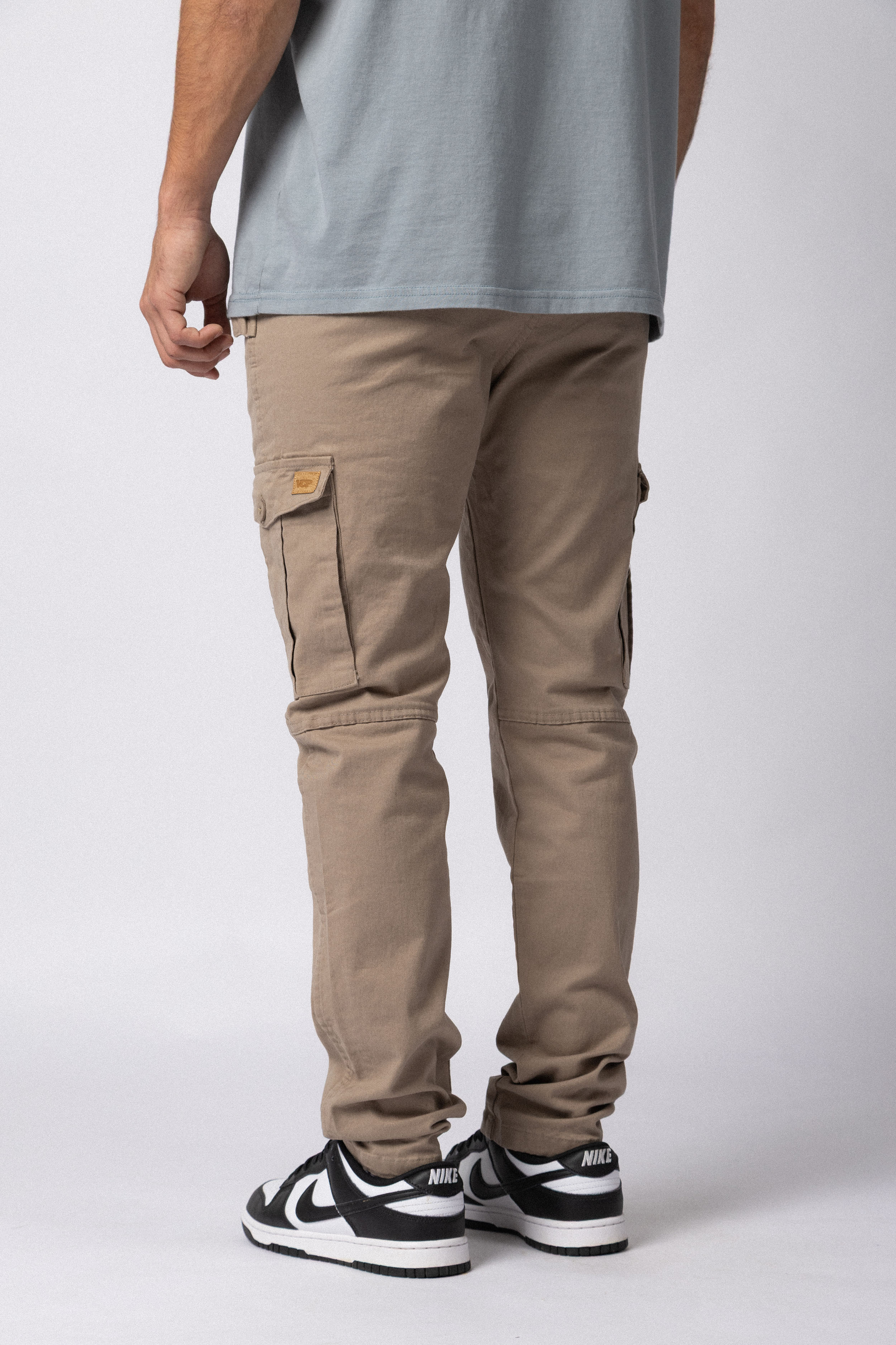 Pantalón Cargo Quant Beige