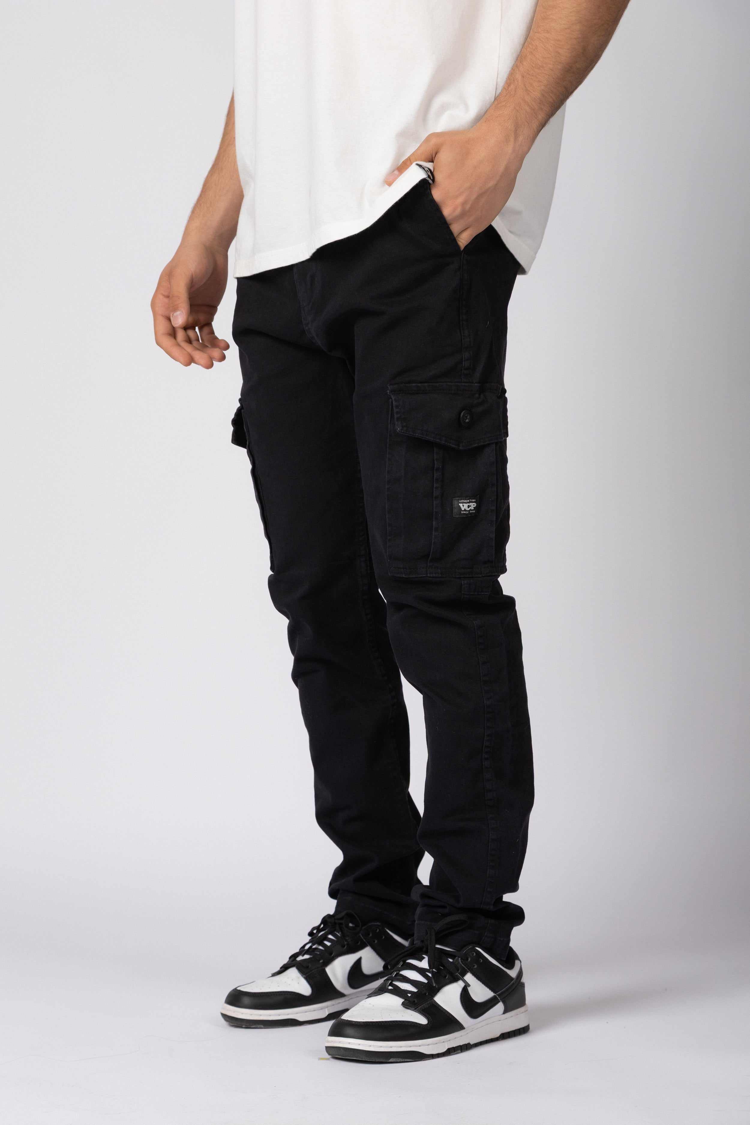 Pantalón Cargo Trail Negro