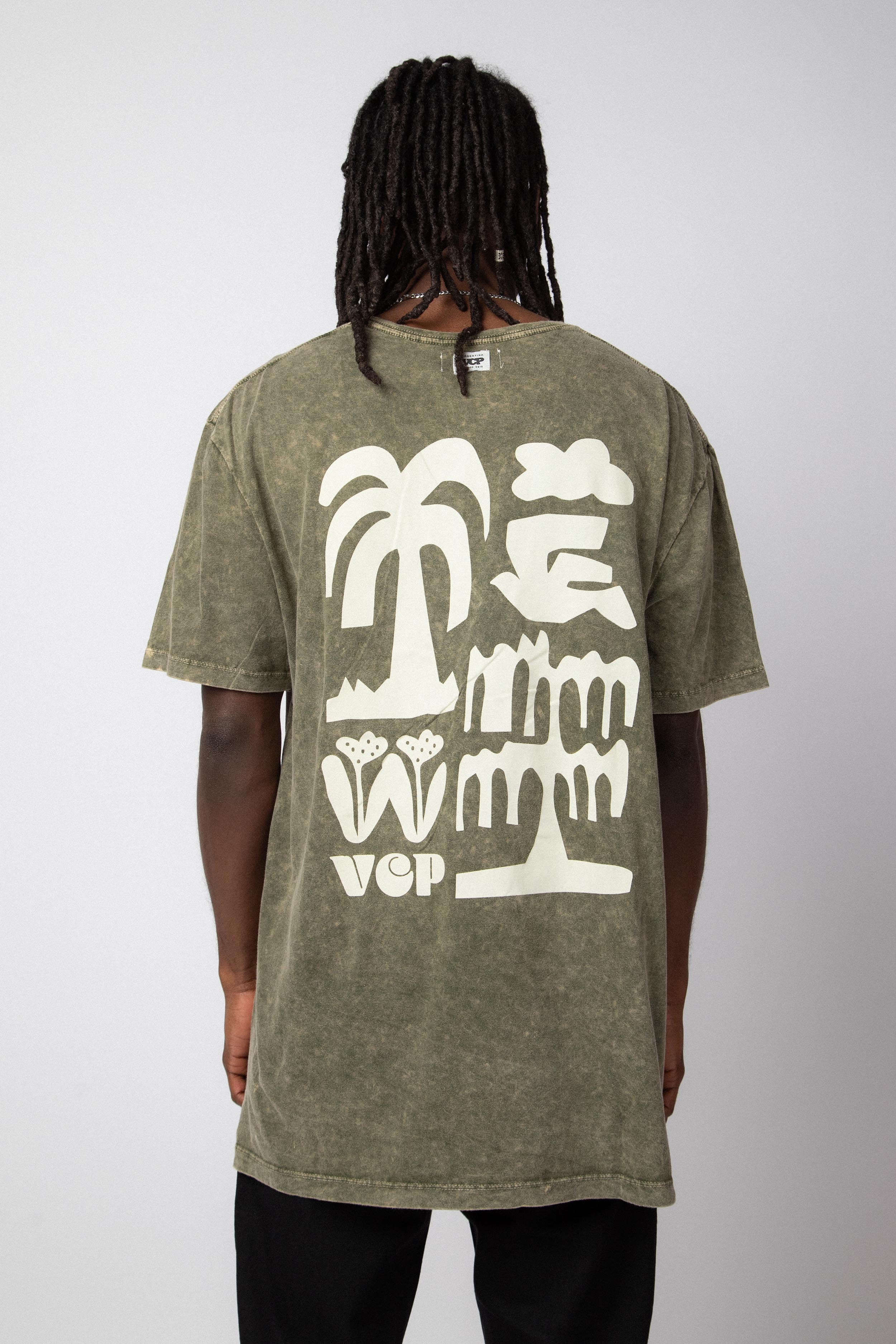 Remera DB Palmeras Militar