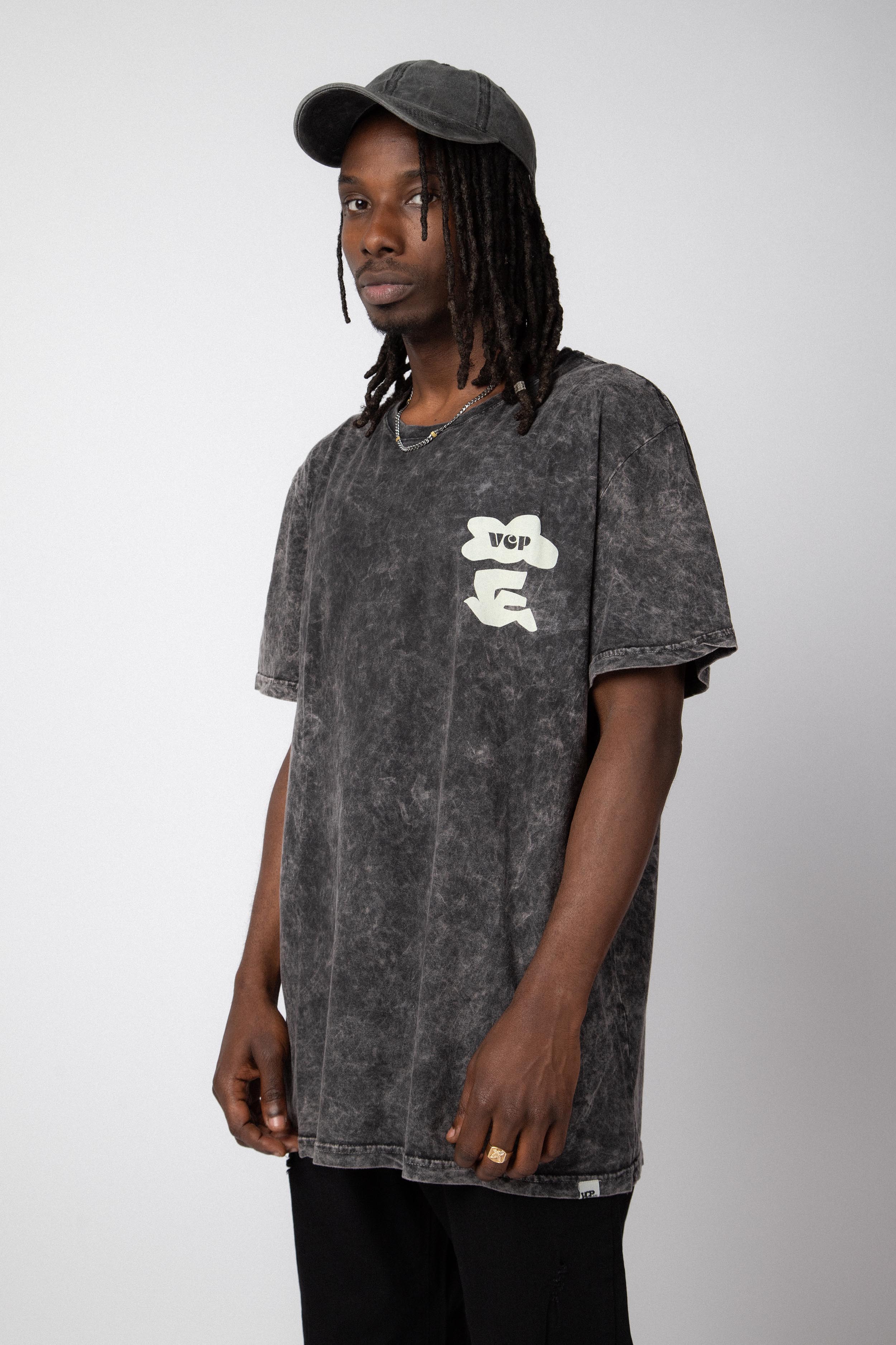 Remera DB Palmeras Negra