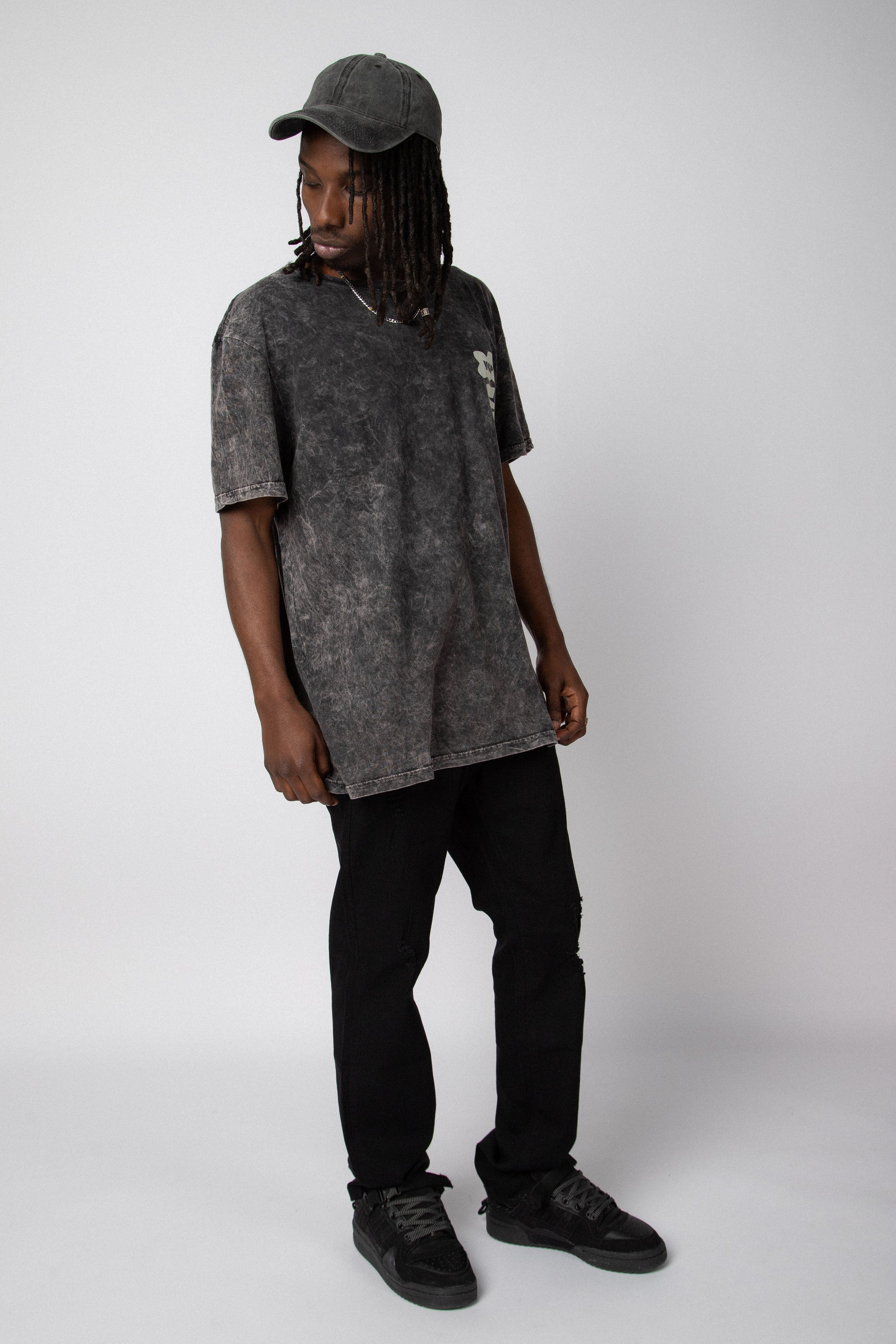 Remera DB Palmeras Negra