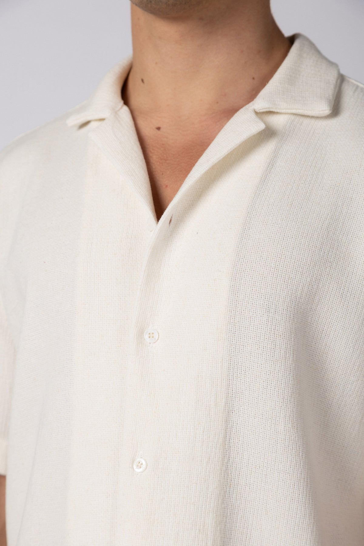 Camisa Manga Corta Lino Gig Pause
