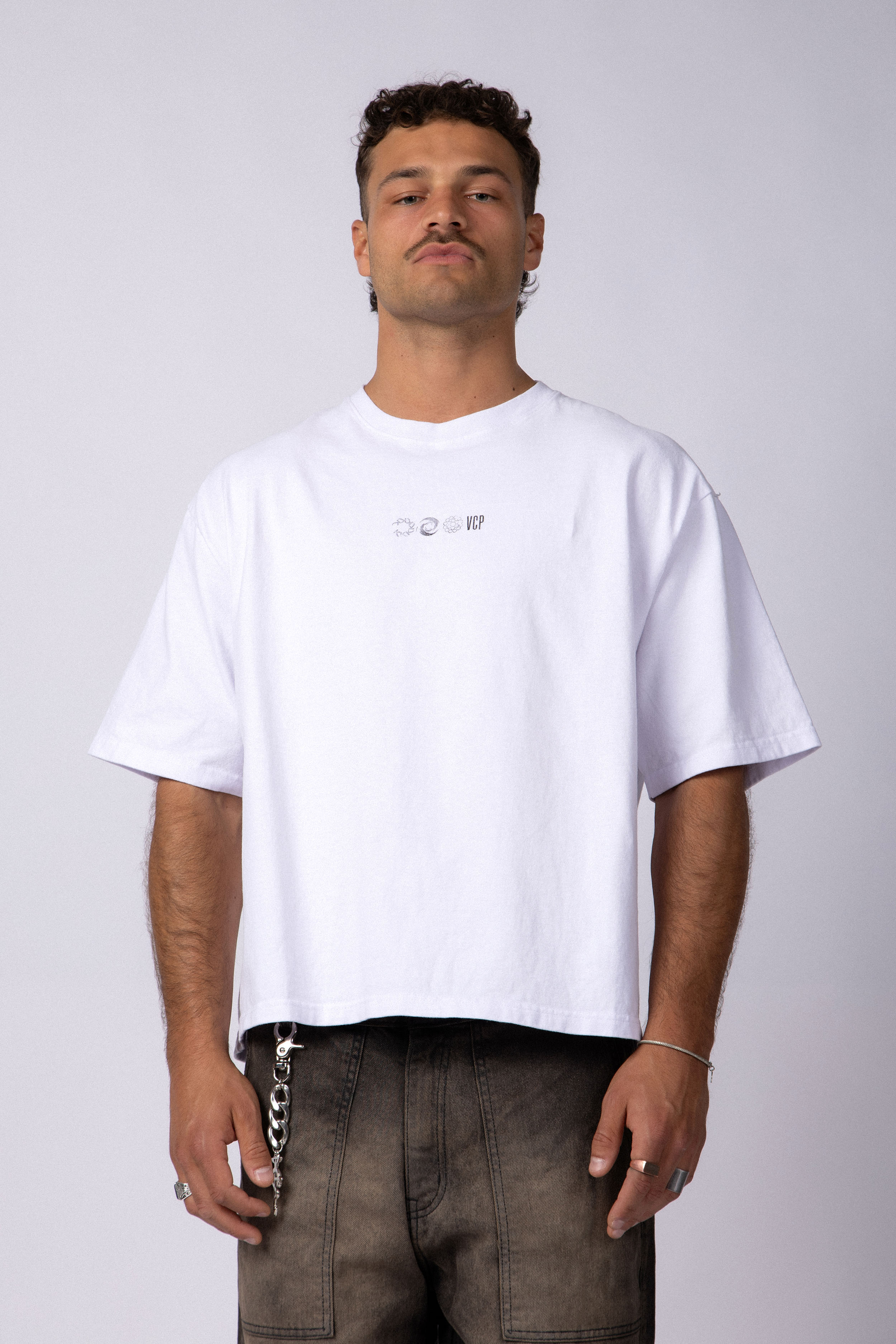 Remera Boxy Pitch Blanca