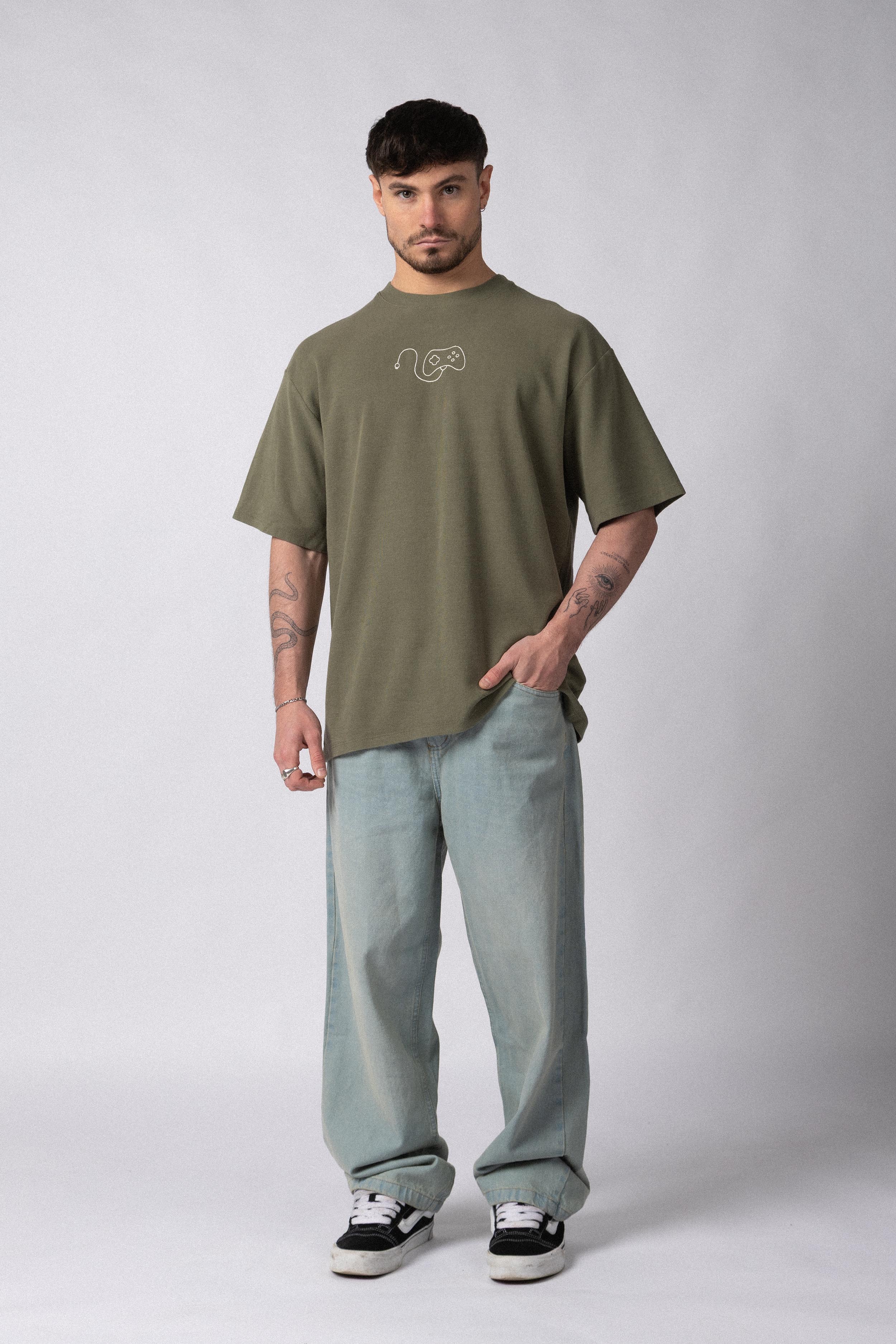 Remera Over Hana Play Militar