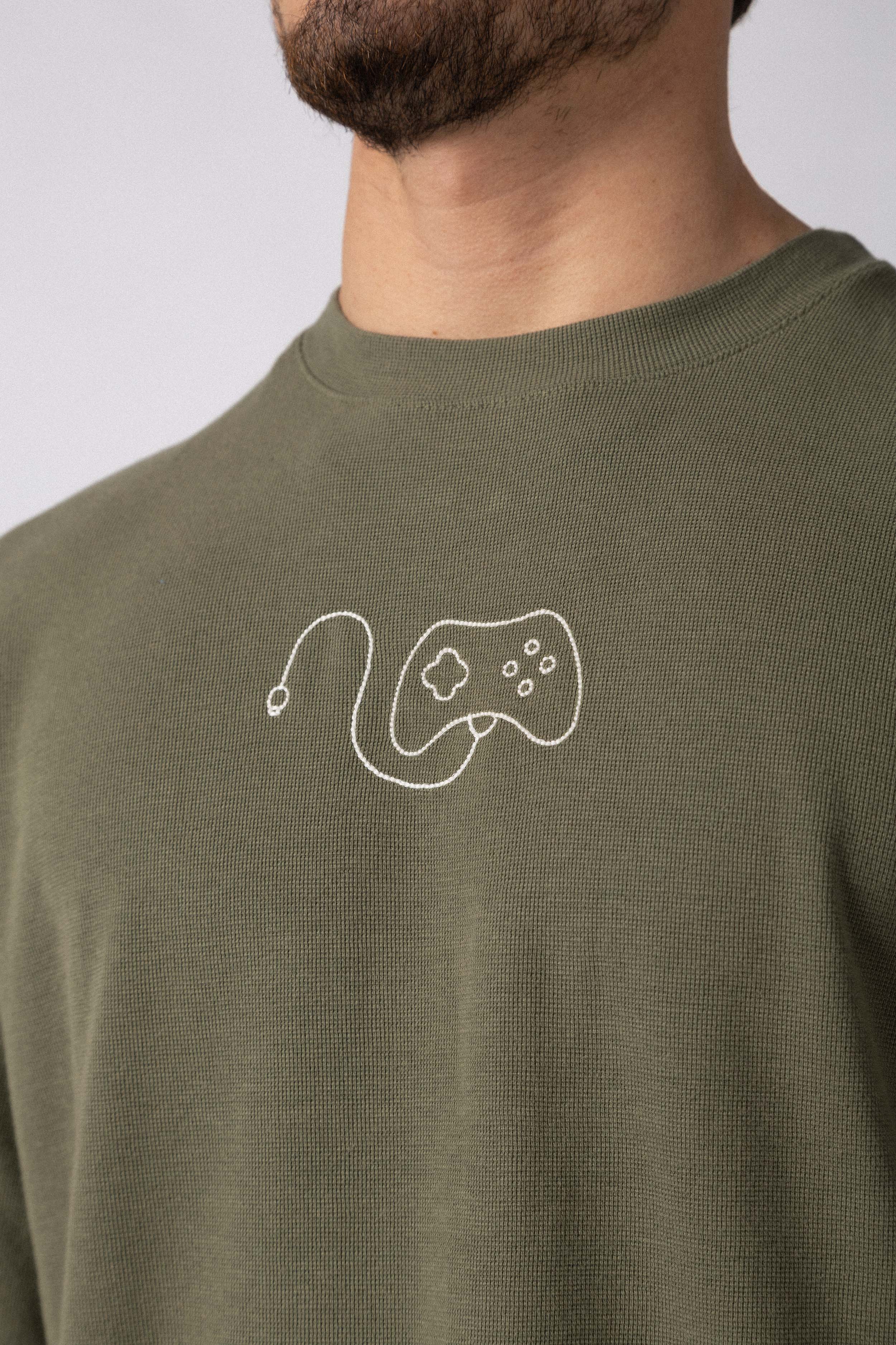 Remera Over Hana Play Militar