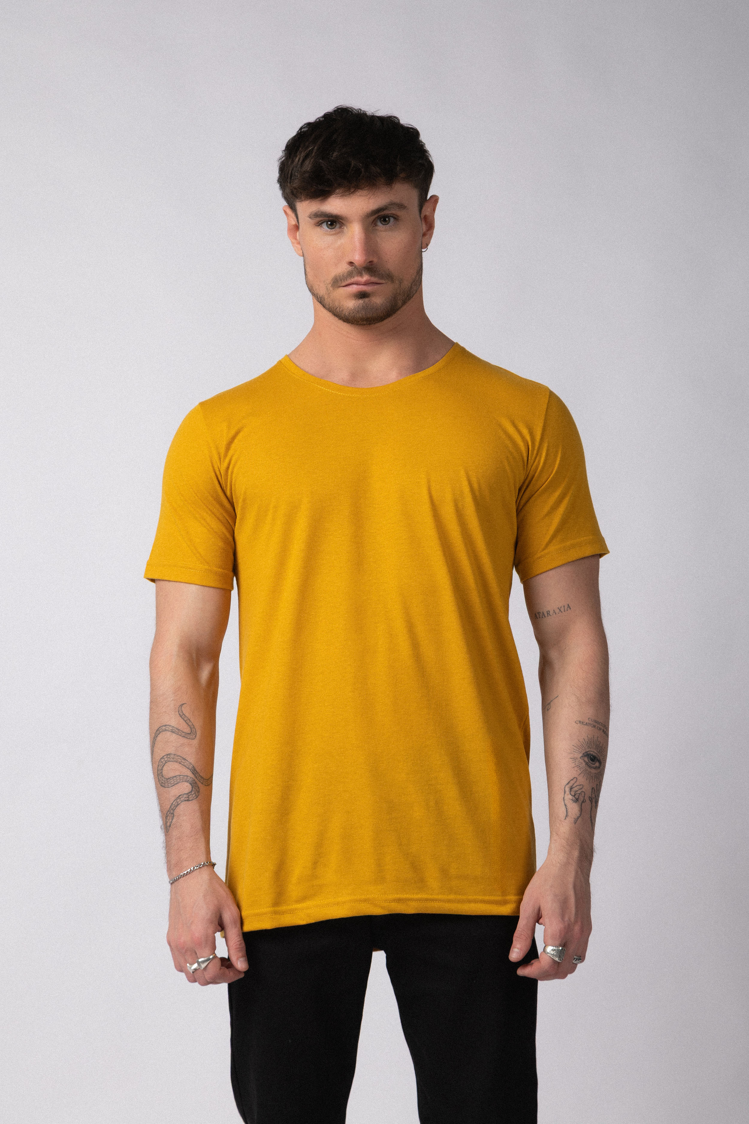 Remera Classic Mostaza