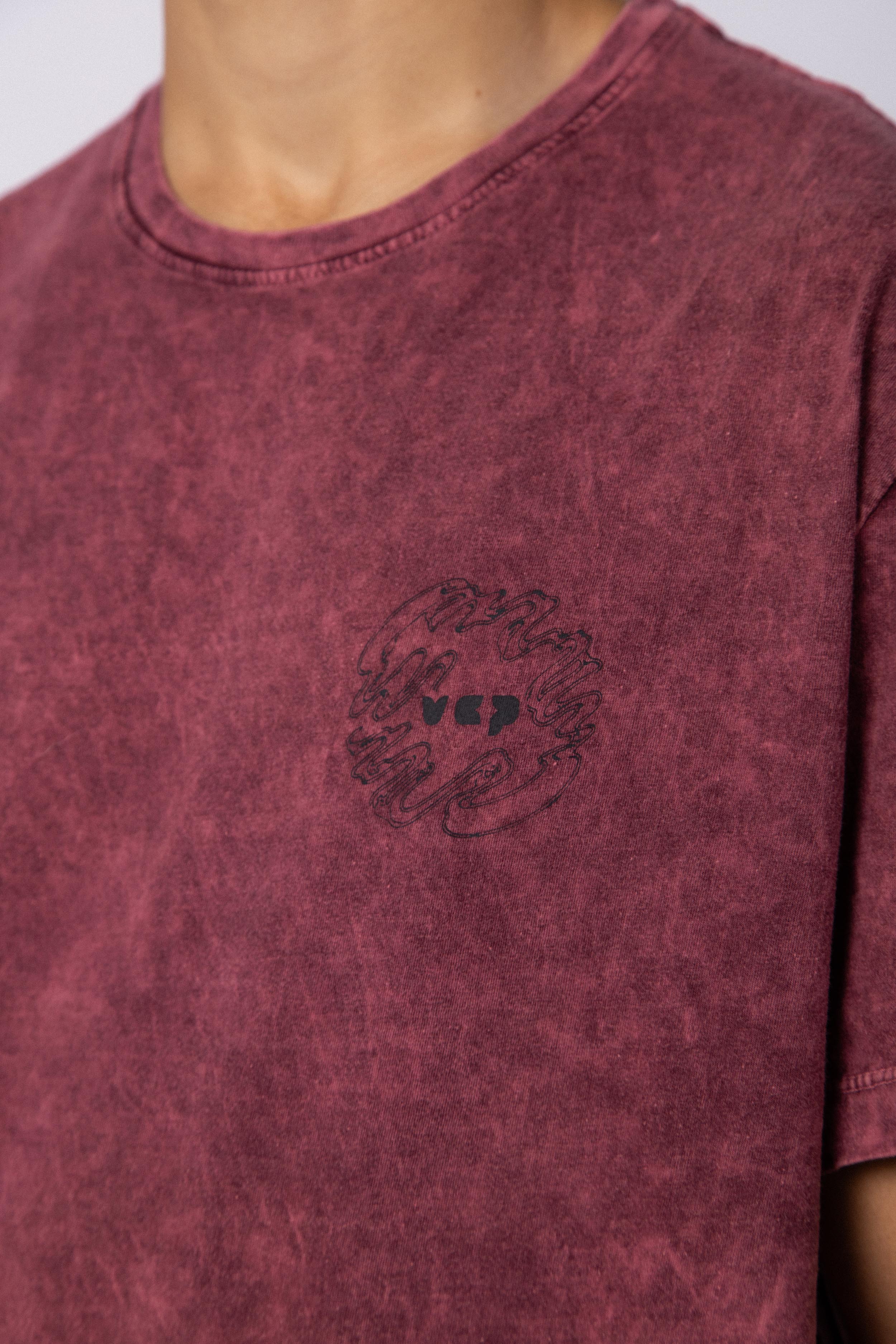 Remera DB Sunflower Bordo