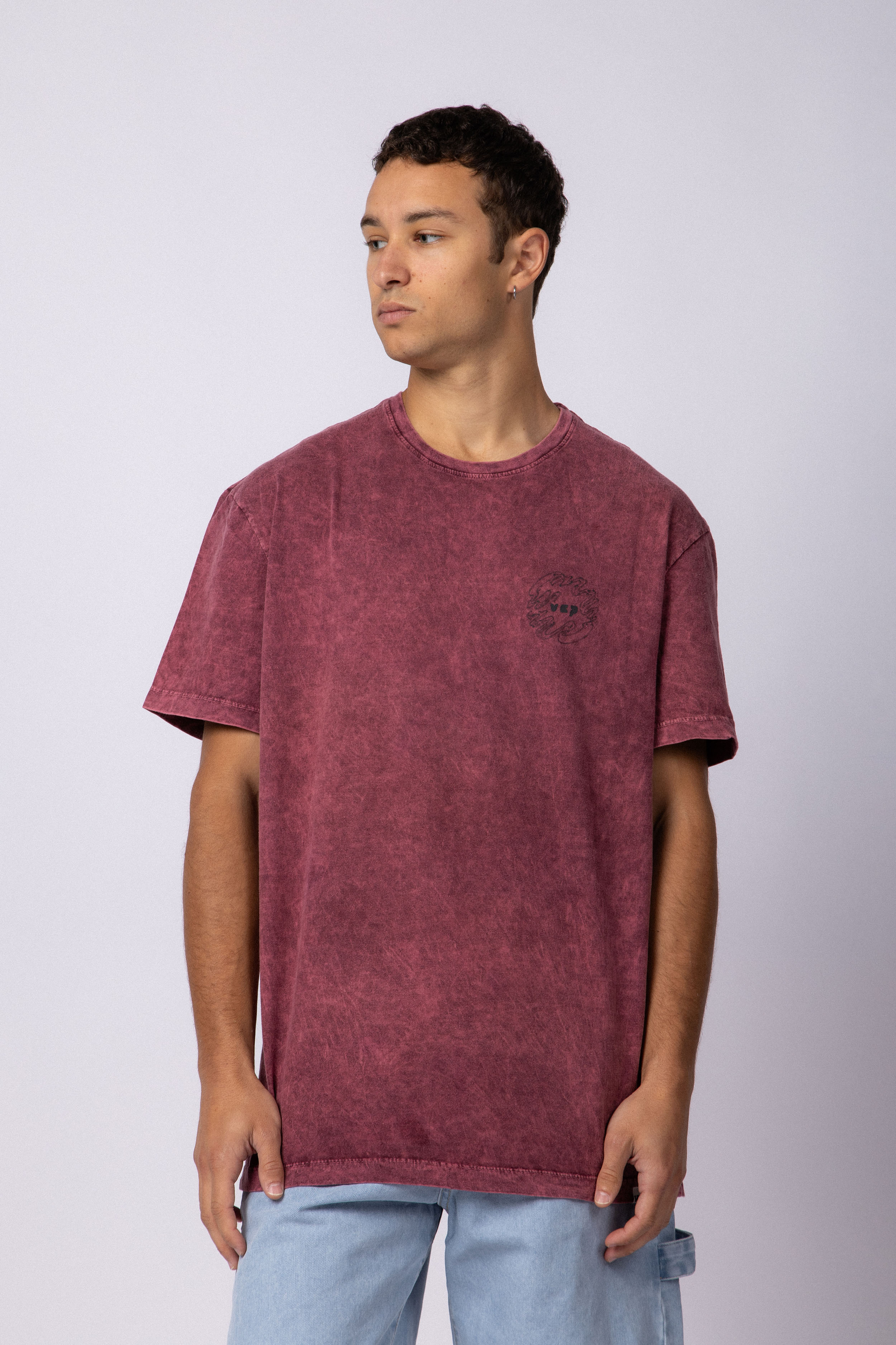 Remera DB Sunflower Bordo