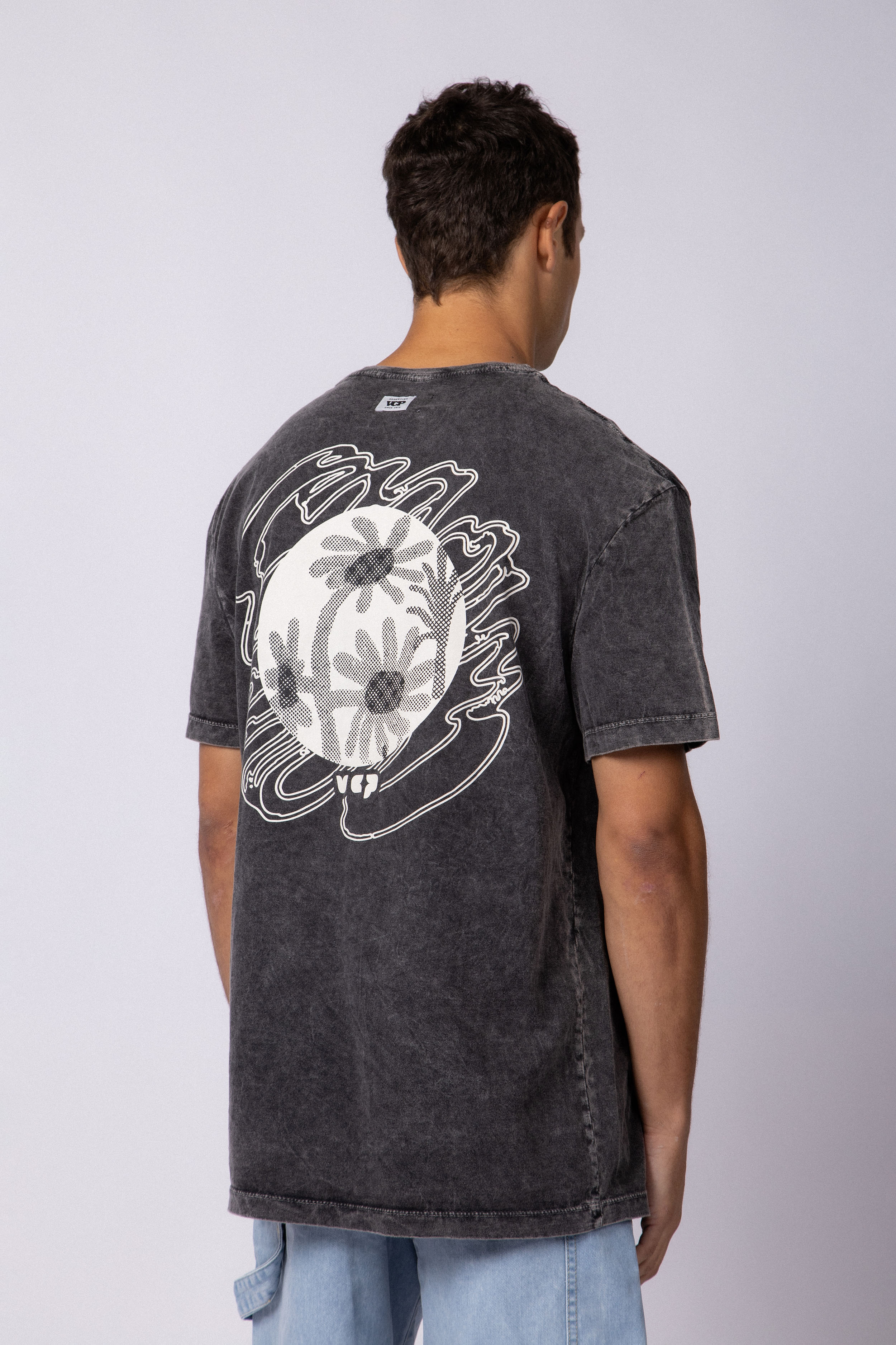 Remera DB Sunflower Negra