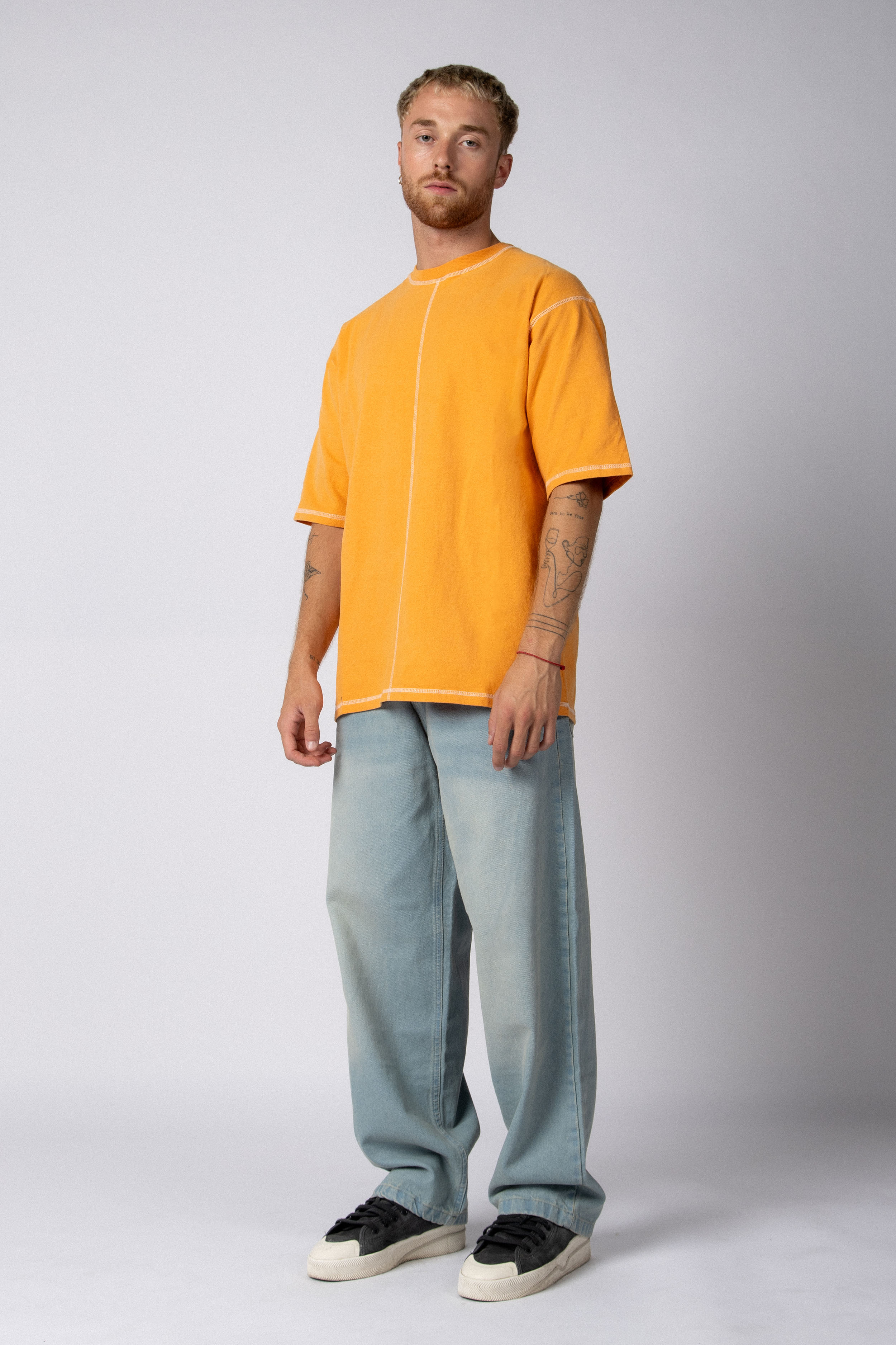 Remera Over-Size Riley Mostaza