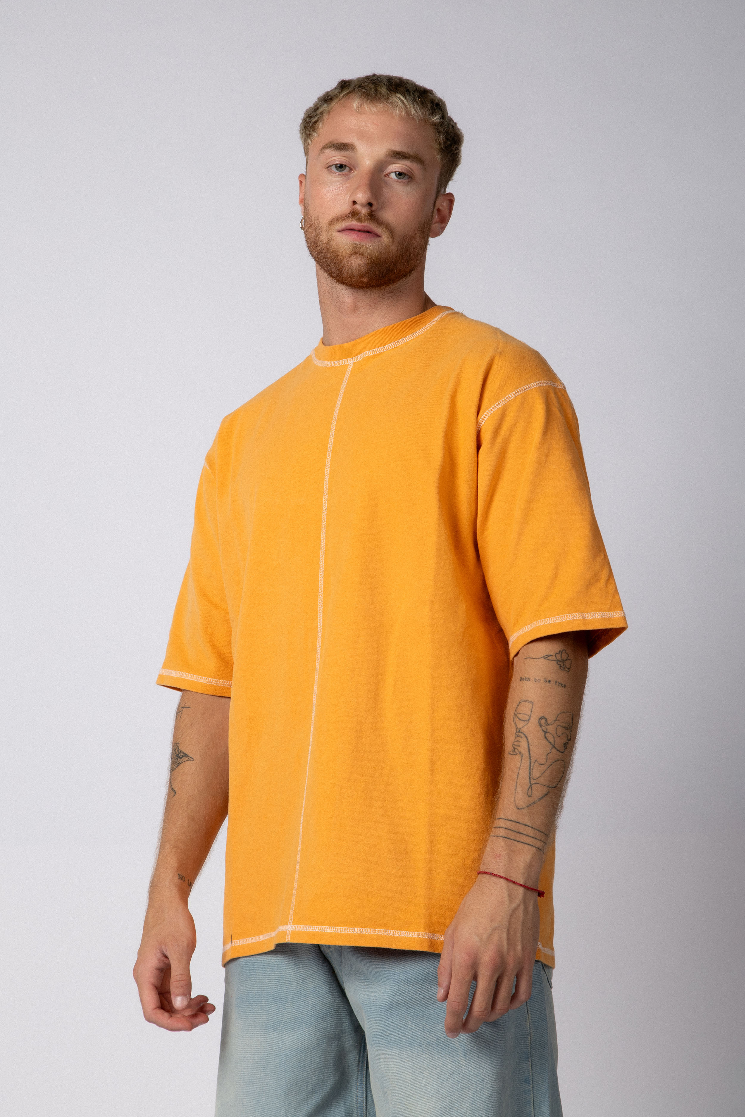 Remera Over-Size Riley Mostaza