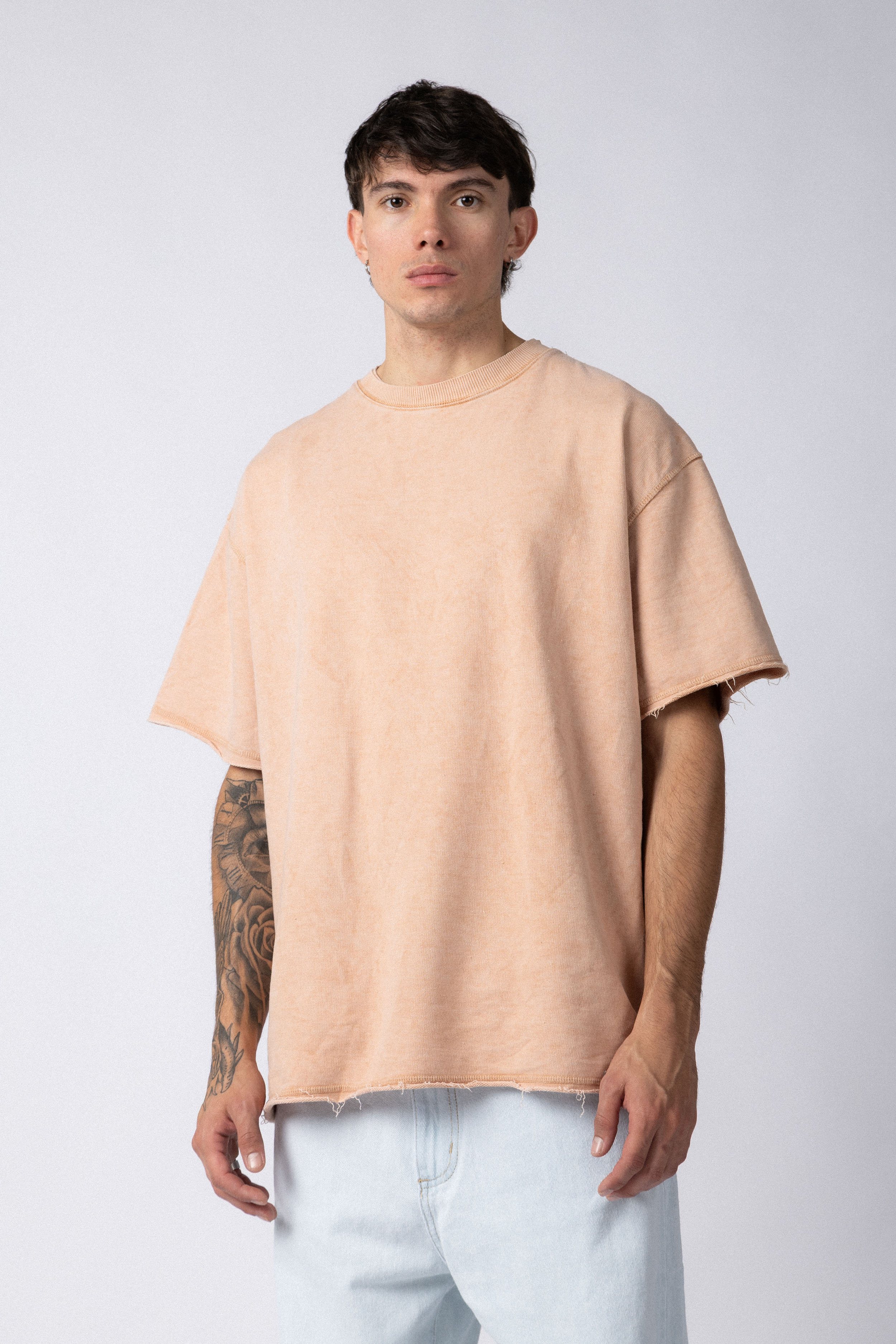 Remera Rustico Over Iggy Beige