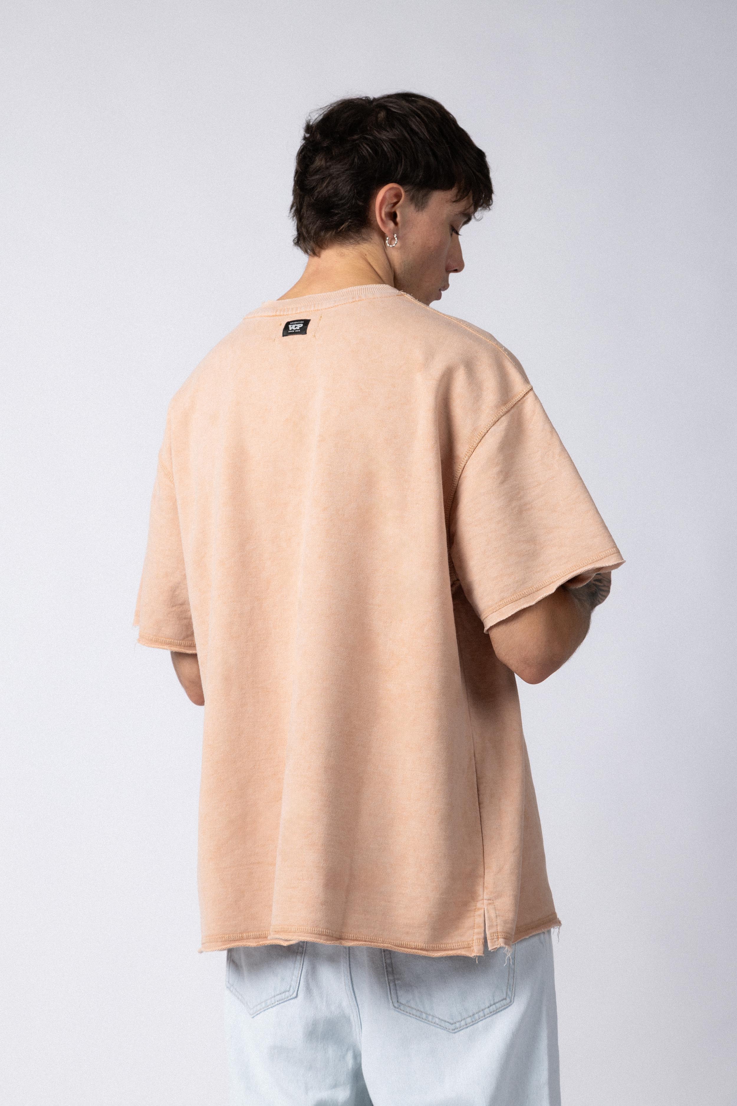 Remera Rustico Over Iggy Beige