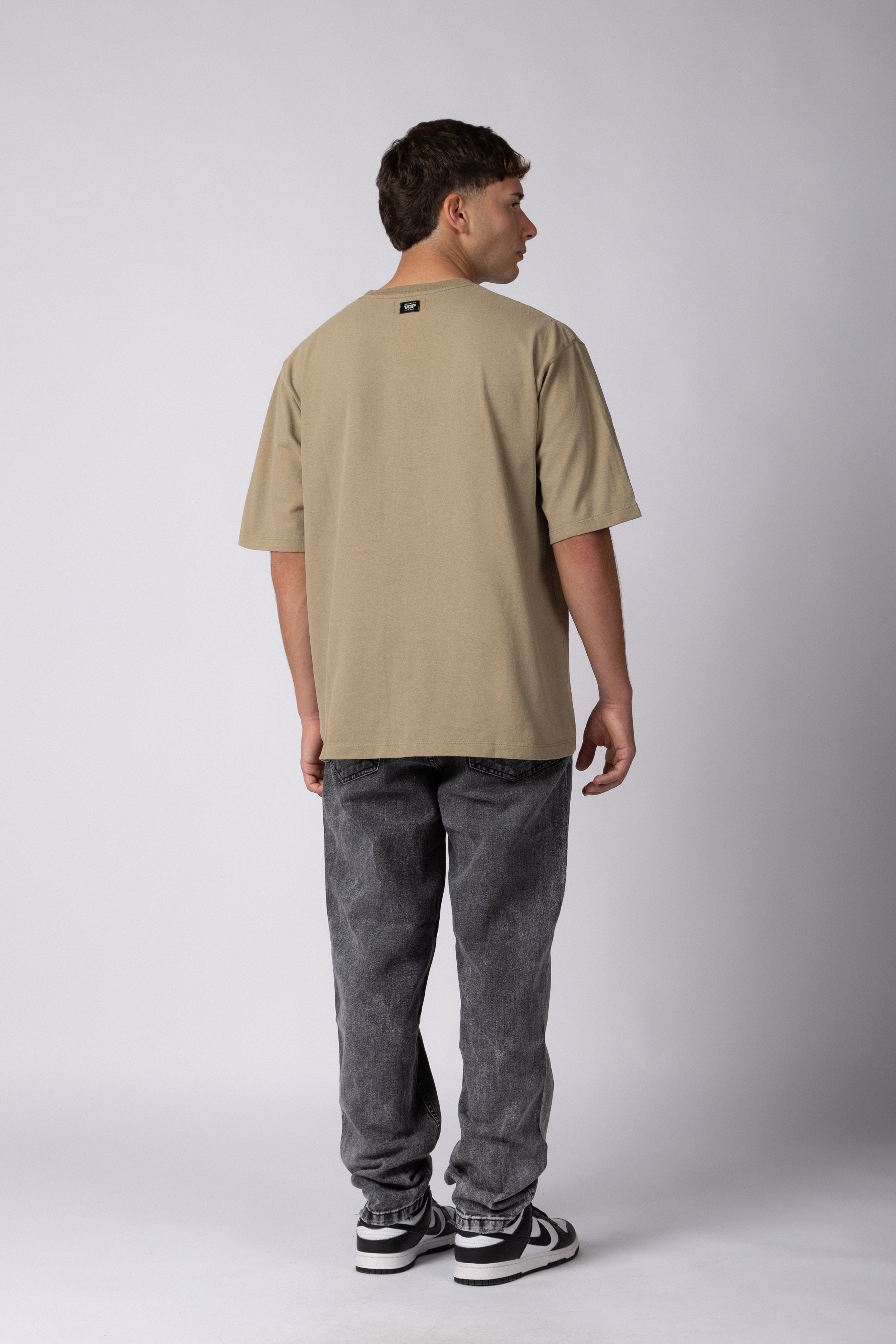 Remera Over Carl Beige