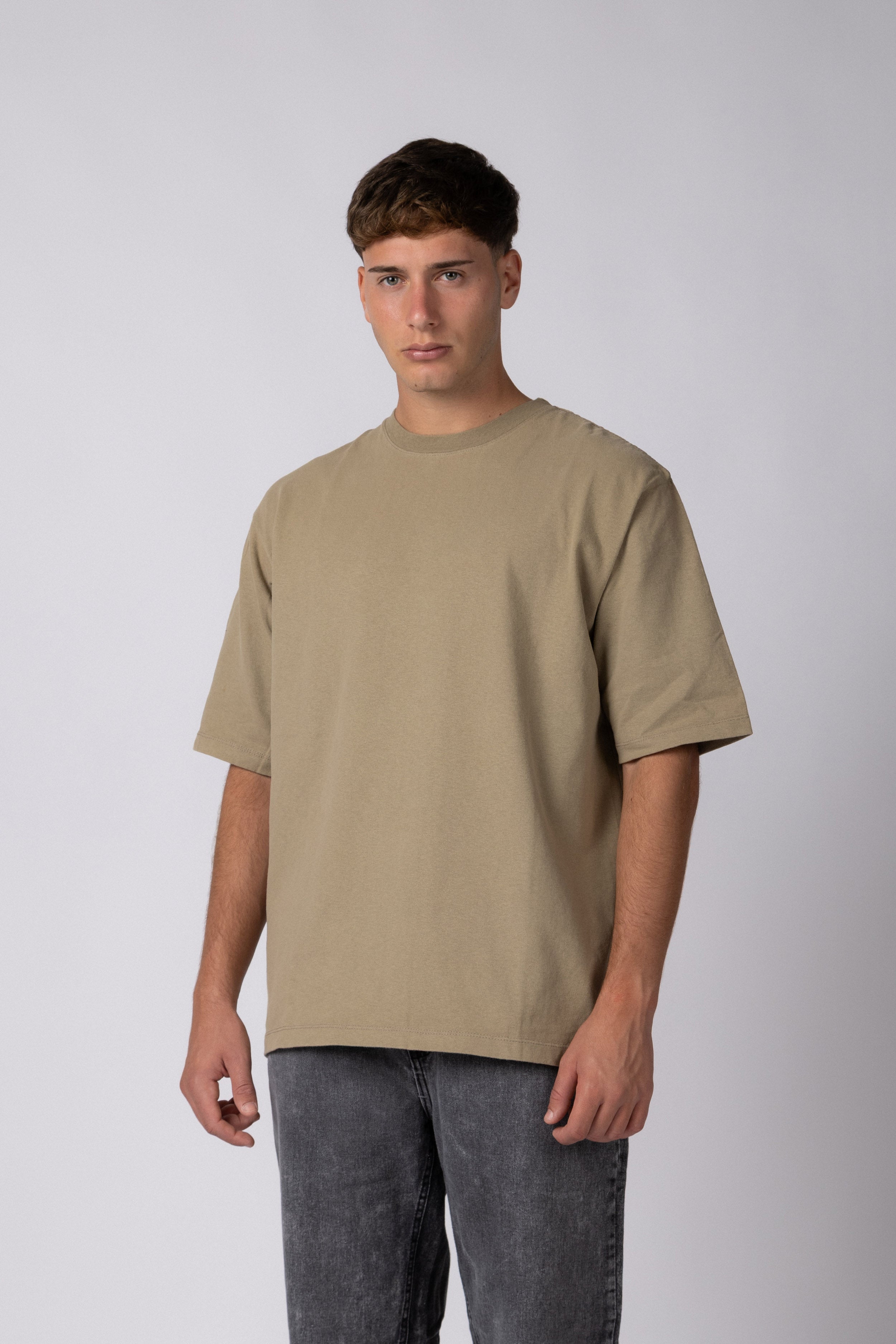 Remera Over Carl Beige