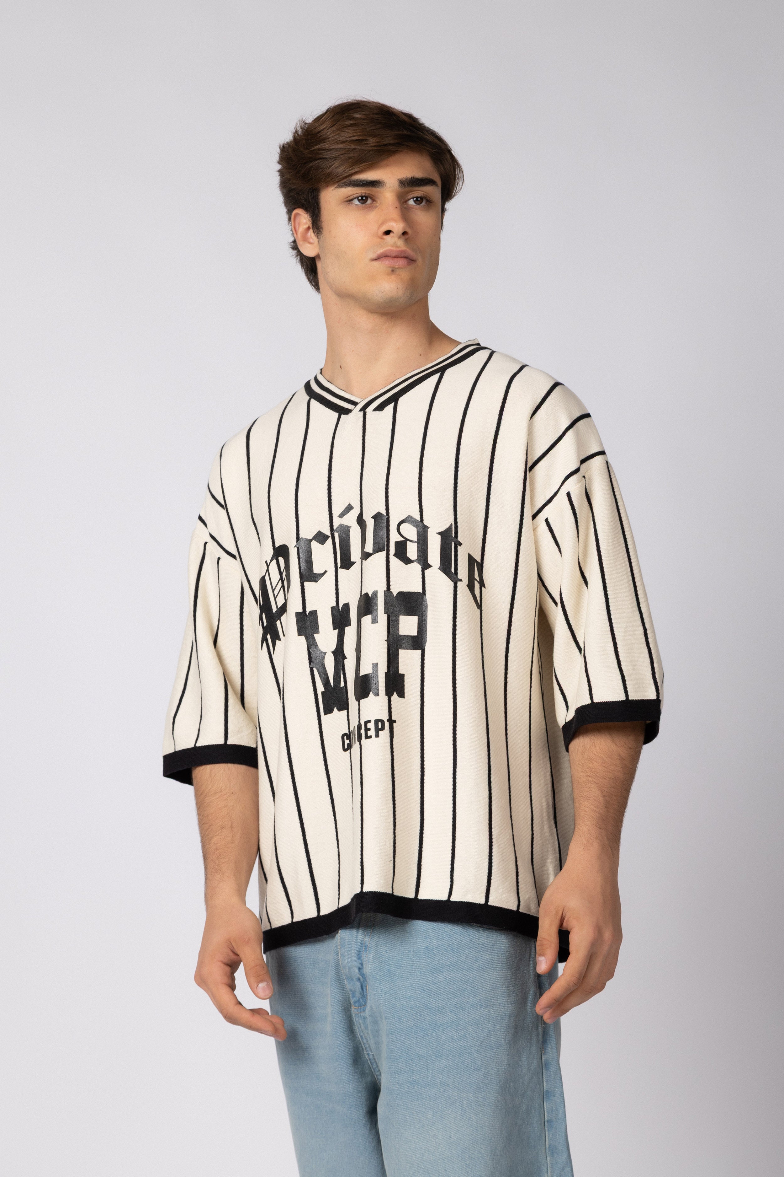 Remera Tejida Private Crudo