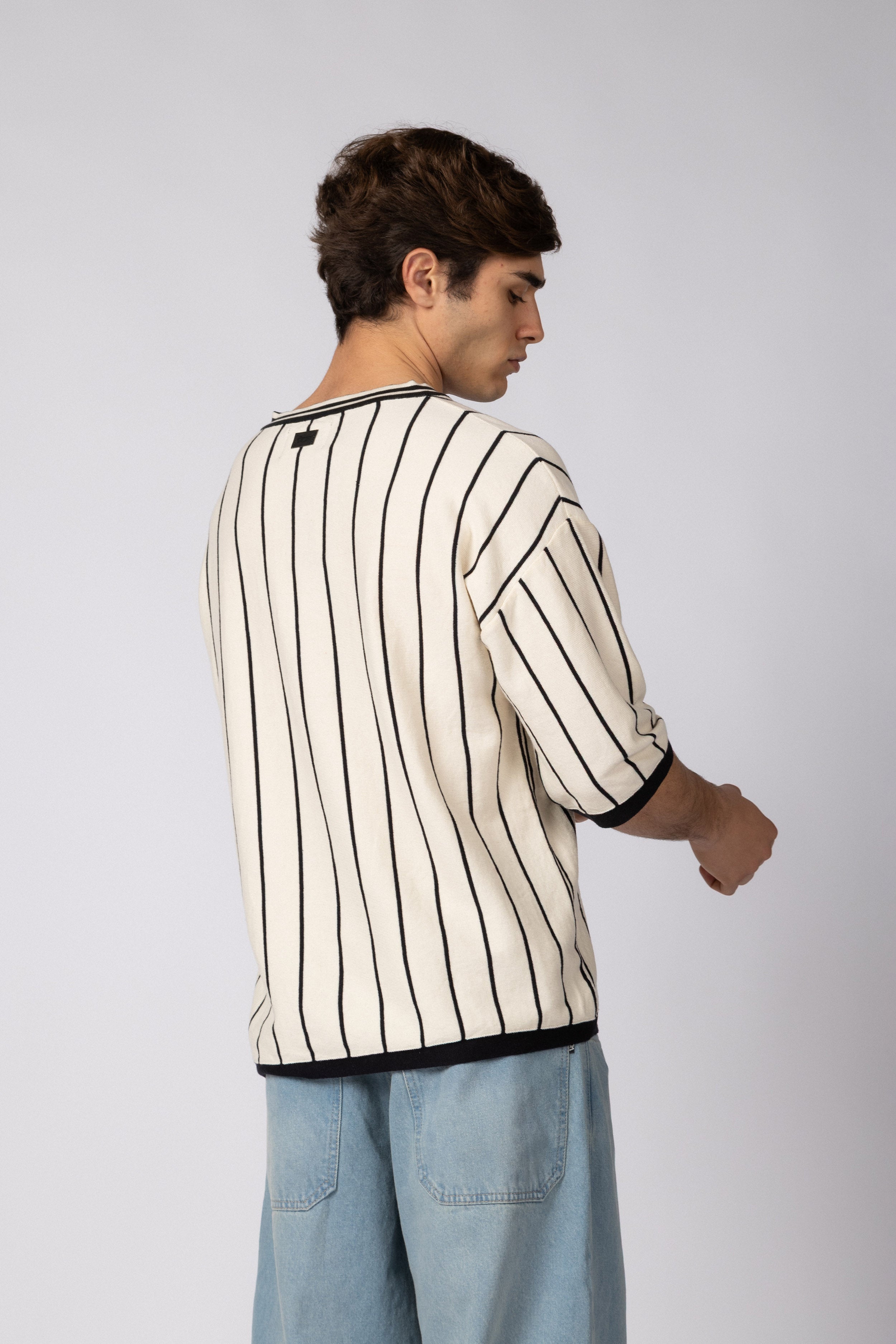 Remera Tejida Private Crudo